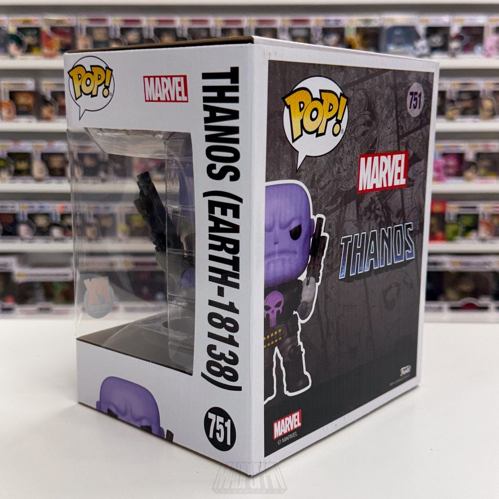 Funko Pop Marvel Thanos Earth-18138 PX 751 Punisher Cosmic Ghost Rider 6" Figure