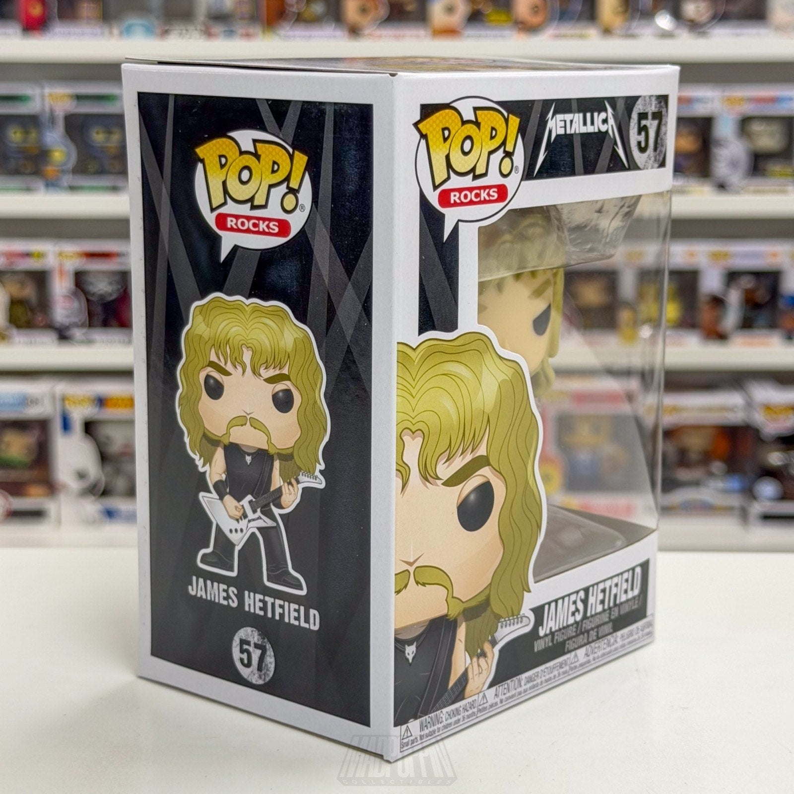 Funko Pop Rocks Metallica James Hetfield 57 Heavy Metal Thrash Band Vinyl figure