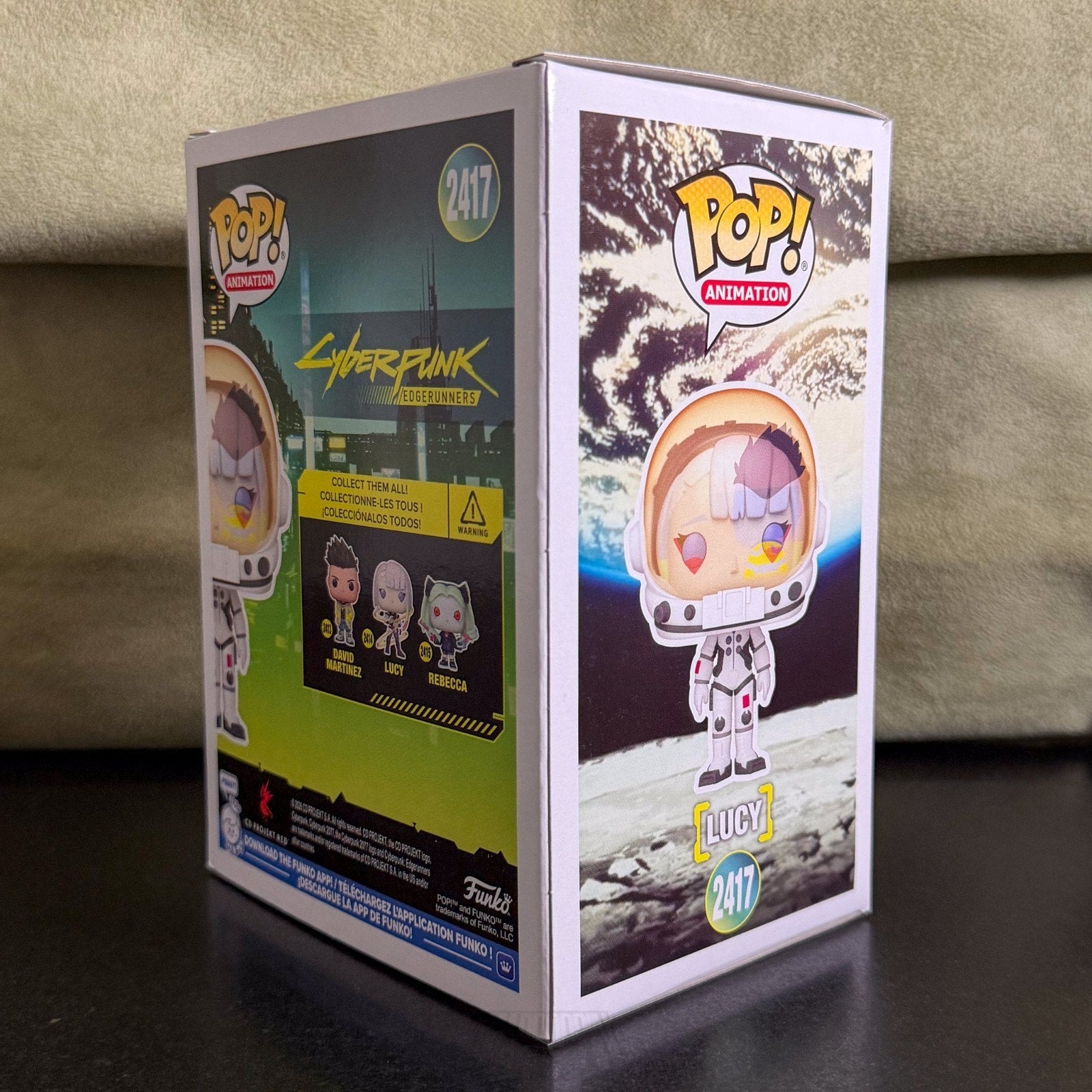 Funko Pop Animation Cyberpunk Edgerunners Lucy 2417 SDCC 2026 Toy Vinyl Figure