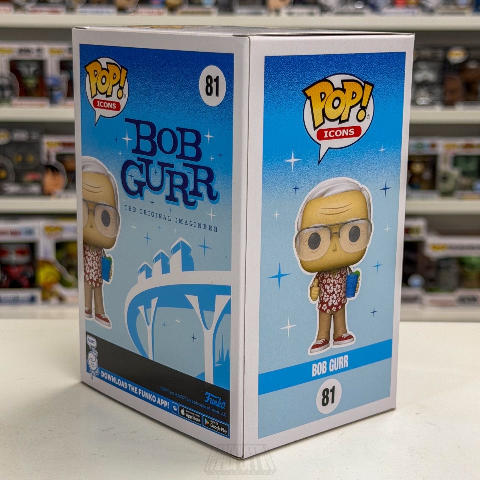 Funko Pop Disney Icons Bob Gurr Original Imagineer D23 Exclusive 81 Vinyl Figure