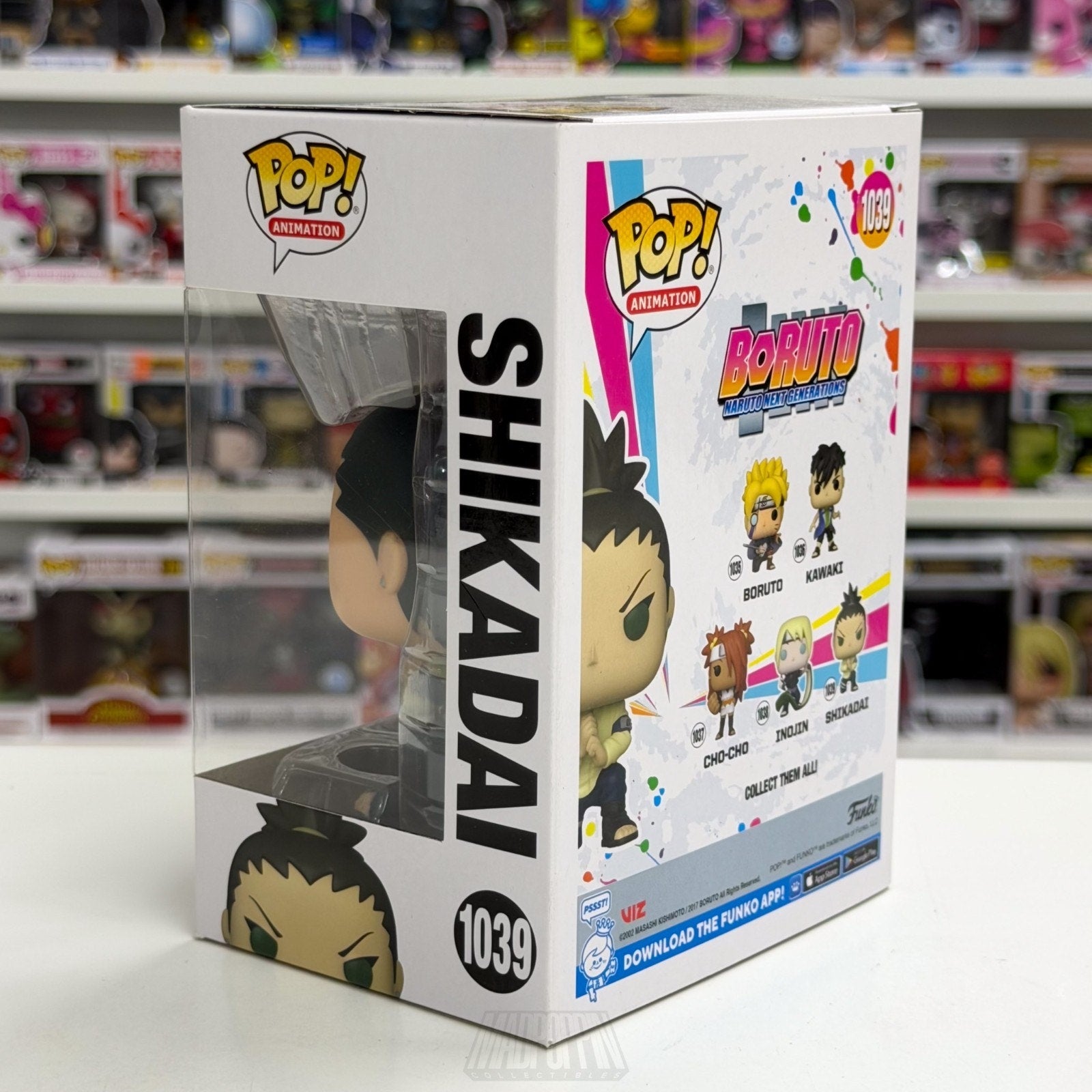 Funko Pop Anime Boruto Naruto Next Generations Shikadai 1039 Toy Vinyl Figure