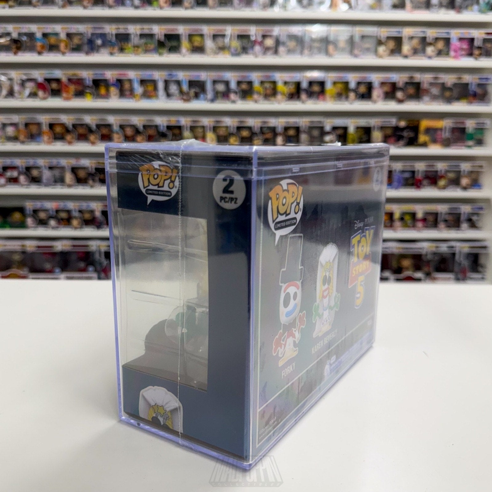 Funko Pop Disney Toy Story 5 Forky & Karen Beverly 2 Pack SDCC 2026 CON STICKER