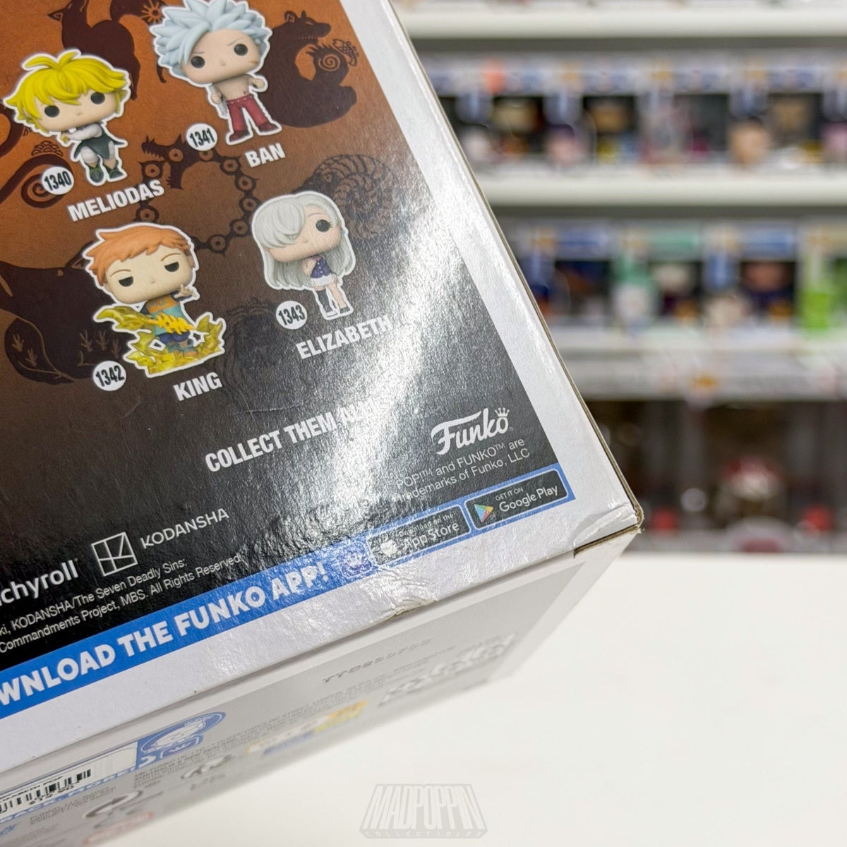Funko Pop Anime Seven Deadly Sins Elizabeth Liones 1343 Japan Manga Vinyl Figure