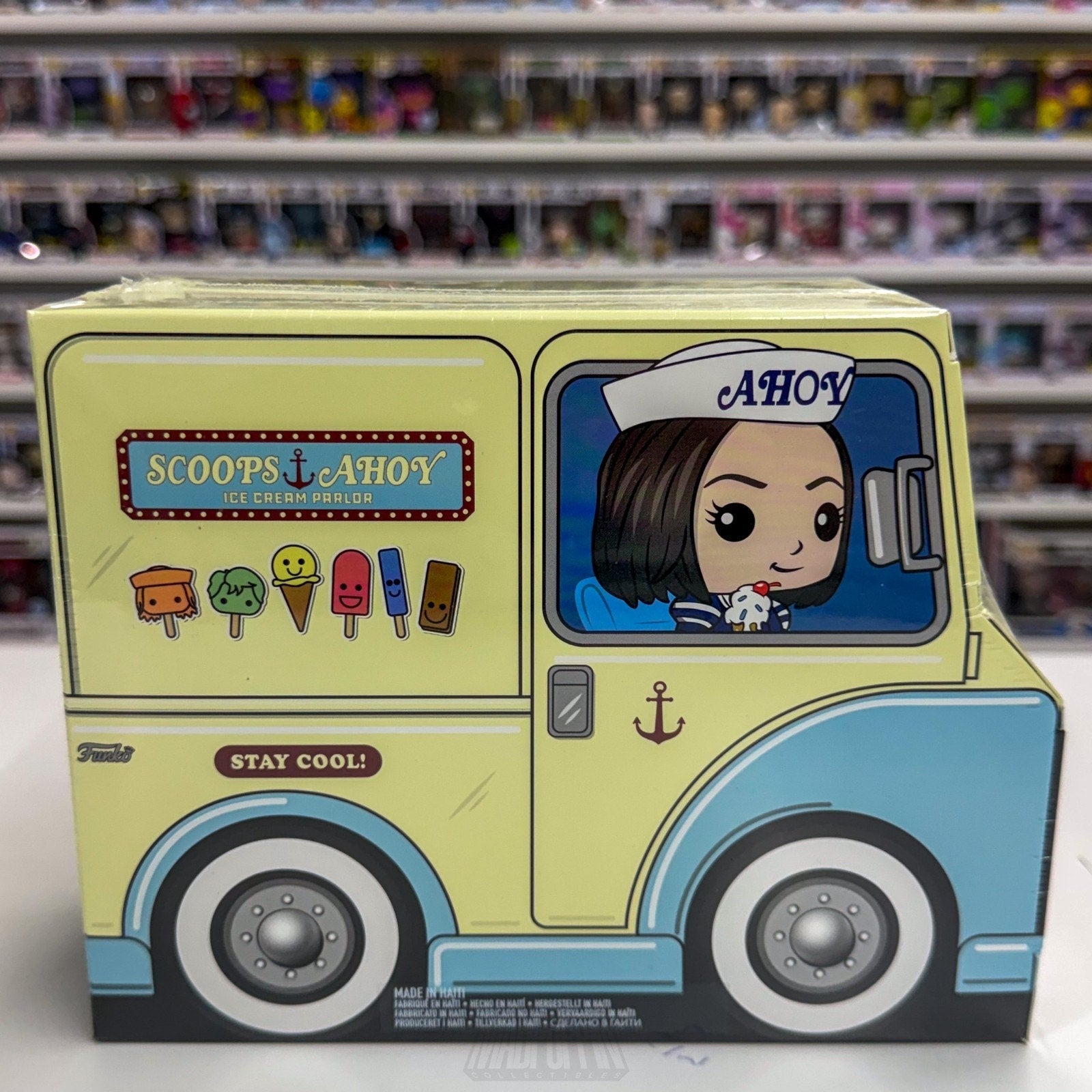 Funko Pop TV Stranger Things Scoops Ahoy Fundays 2018 Exclusive Tee Small Sealed