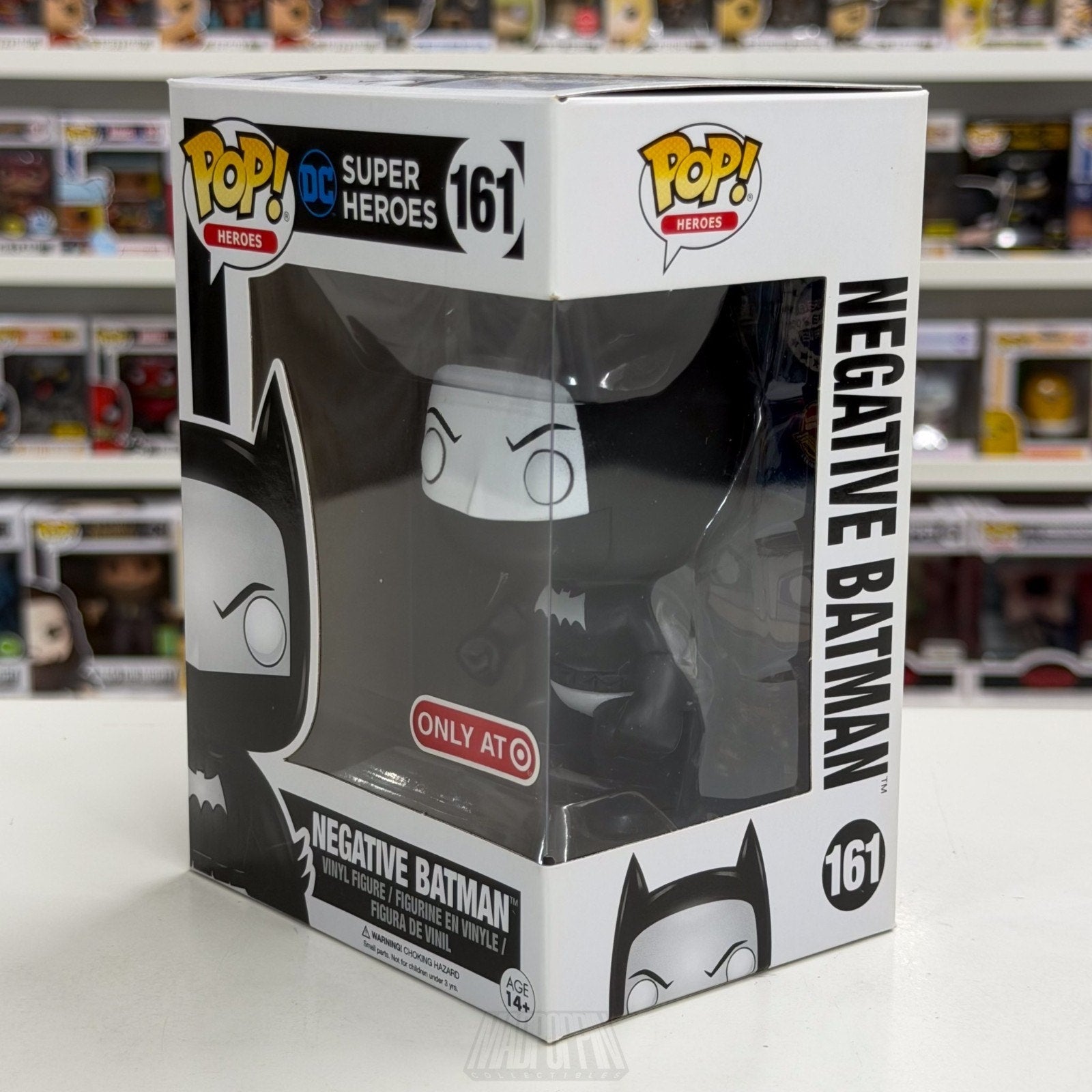 Funko Pop DC Super Heroes Negative Batman Target Exclusive 161 Toy Vinyl Figure