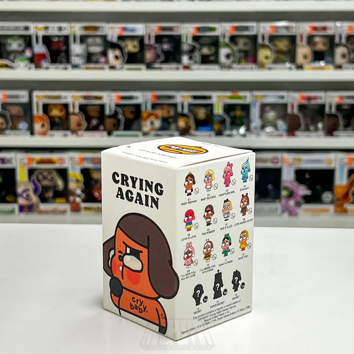 POP MART Crybaby Crying Again Series Blind Box Figure Mystery Vinyl New Sealed