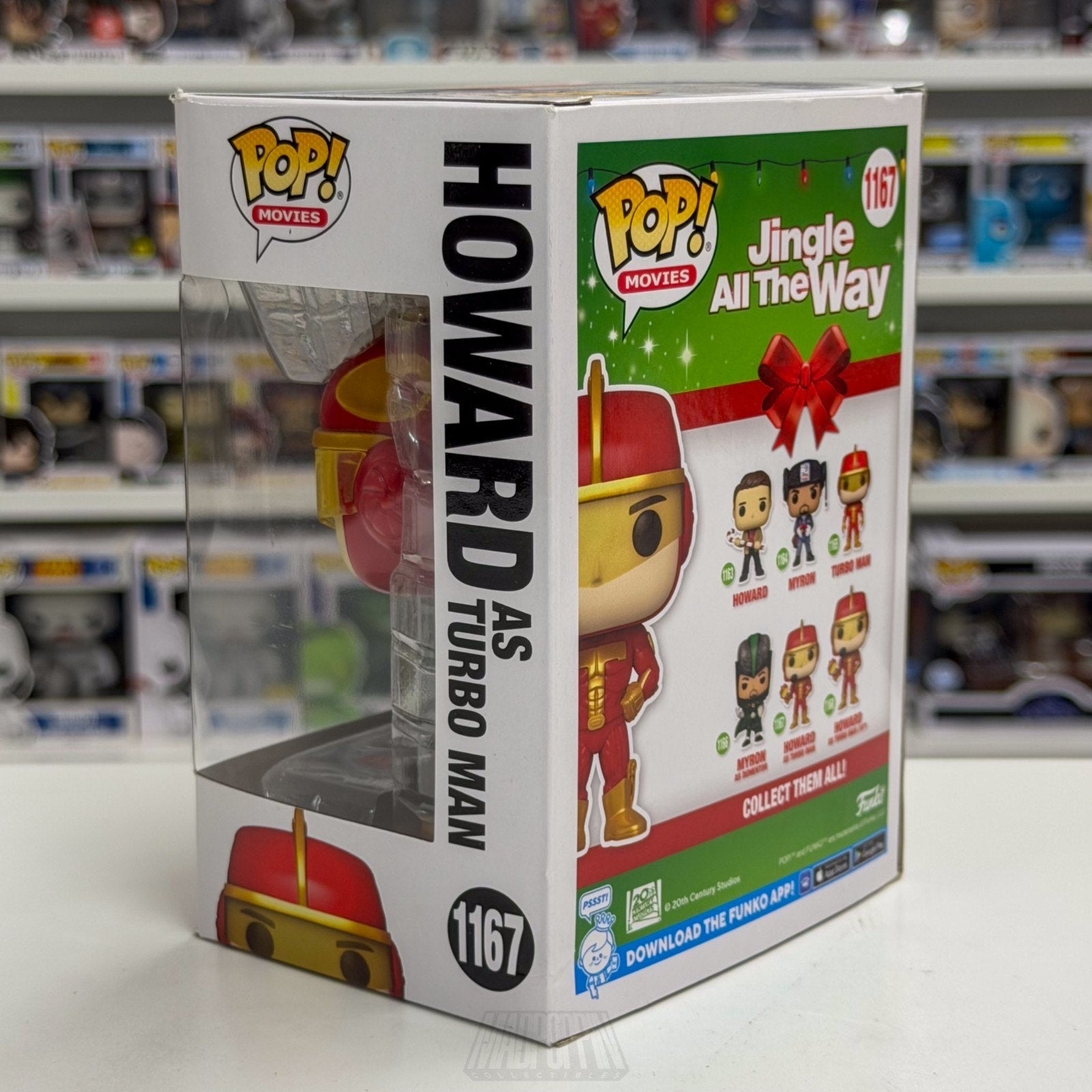 Funko Pop Movies Jingle All the Way Howard as Turbo Man 1167 Toy Vinyl Figure