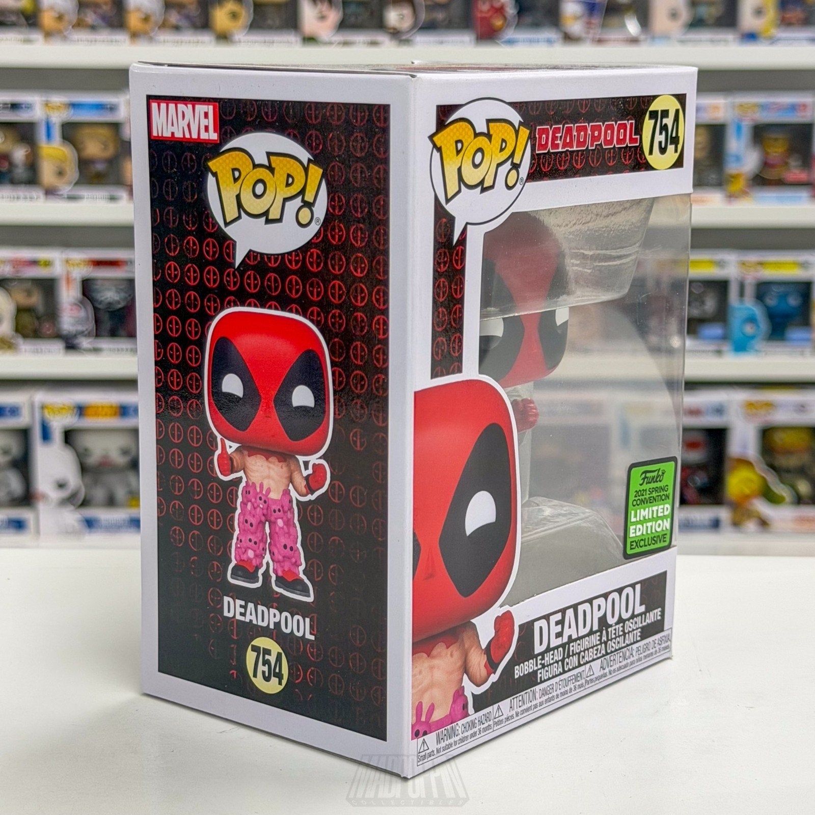 Funko Pop Marvel Deadpool Teddy Pants ECCC Spring Con 754 Antihero Vinyl Figure