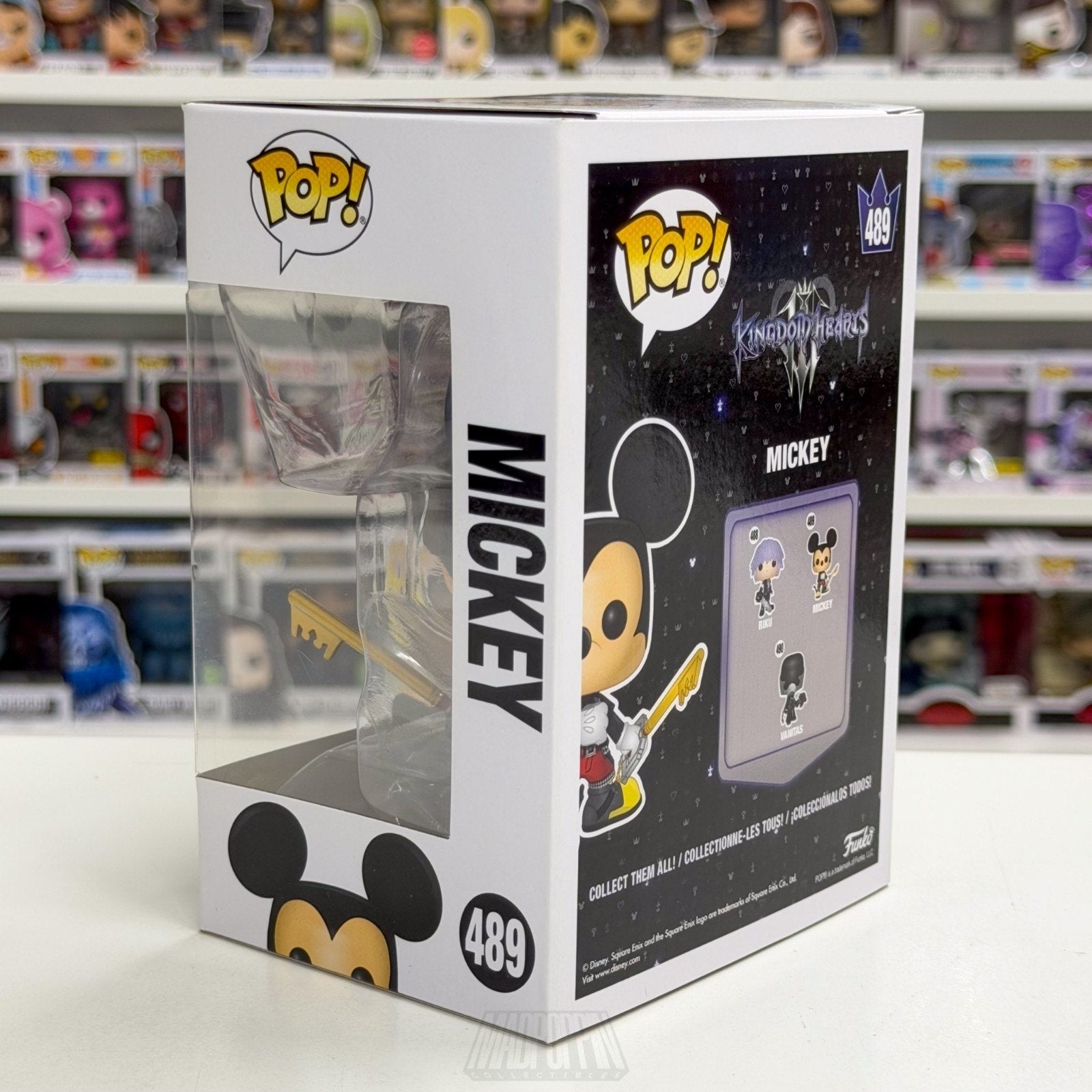 Funko Pop Games Disney Kingdom Hearts III Mickey Mouse 489 RPG Toy Vinyl Figure