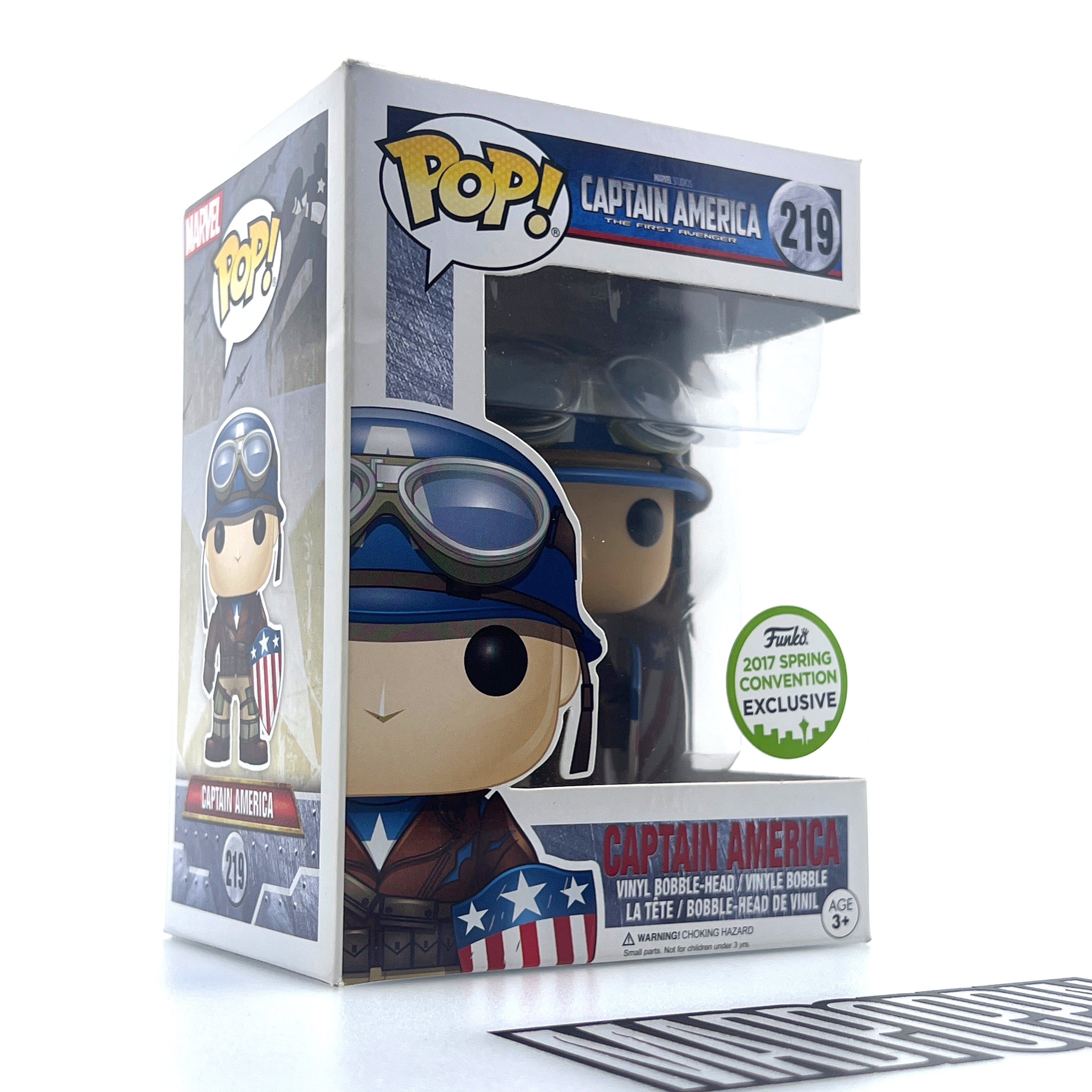 Funko Pop Marvel Captain America The First Avenger WWII Spring Con ECCC 219
