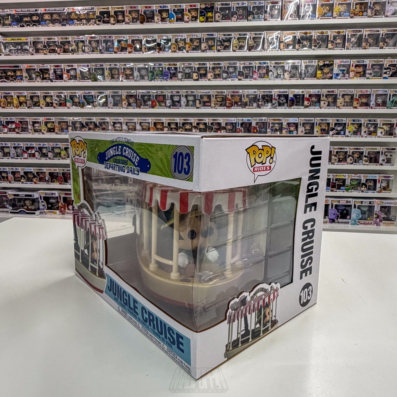 Funko Pop Rides Disney Jungle Cruise Mickey Mouse 103 Park Attraction Toy Figure