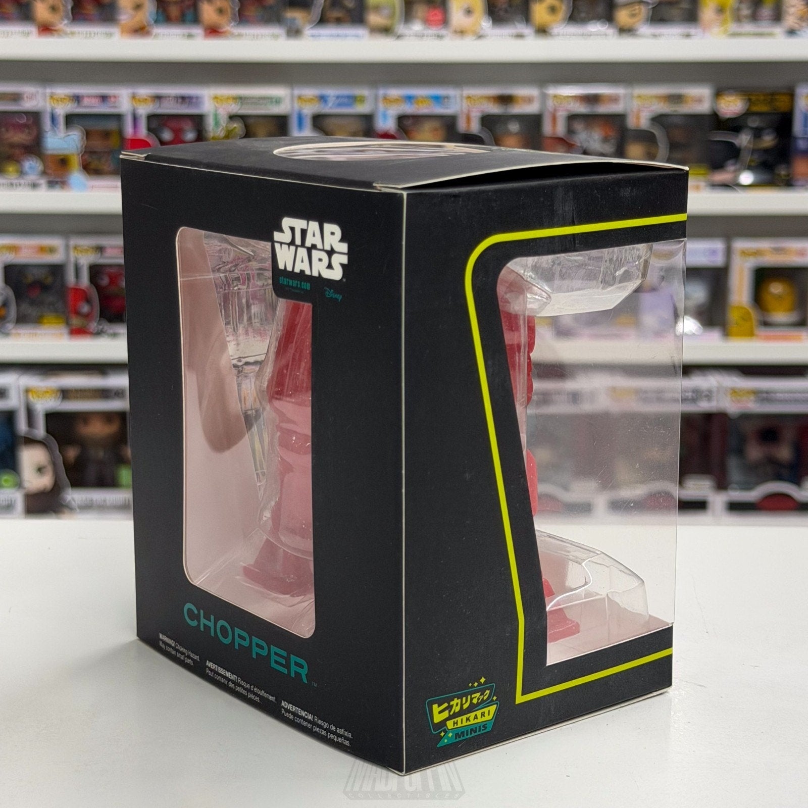 Funko Hikari Mini XS Star Wars Smugglers Bounty Rebels Chopper Red Glitter Toy