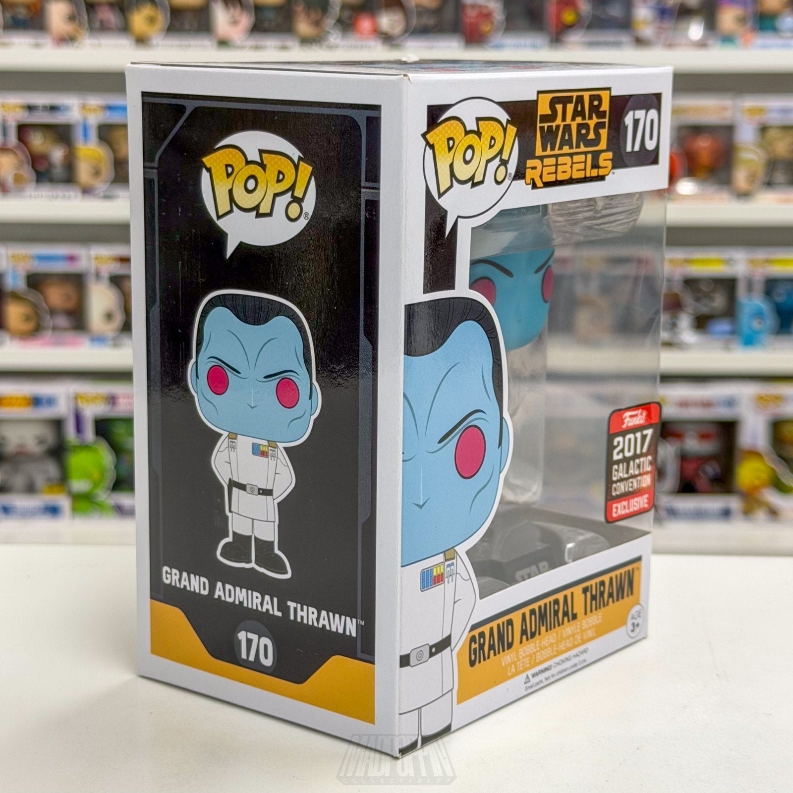 Funko Pop Star Wars Rebels Grand Admiral Thrawn Galactic Con 170 Vinyl Figure
