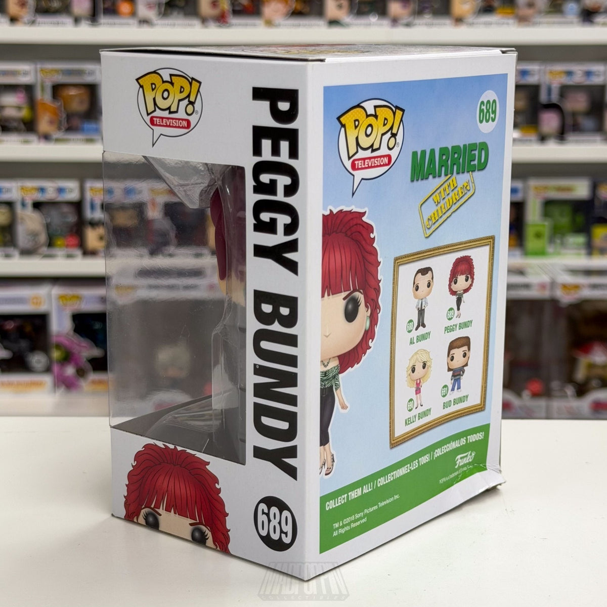 Funko Pop TV Married with Children Peggy Bundy 689 Sitcom Housewife Vinyl Figure