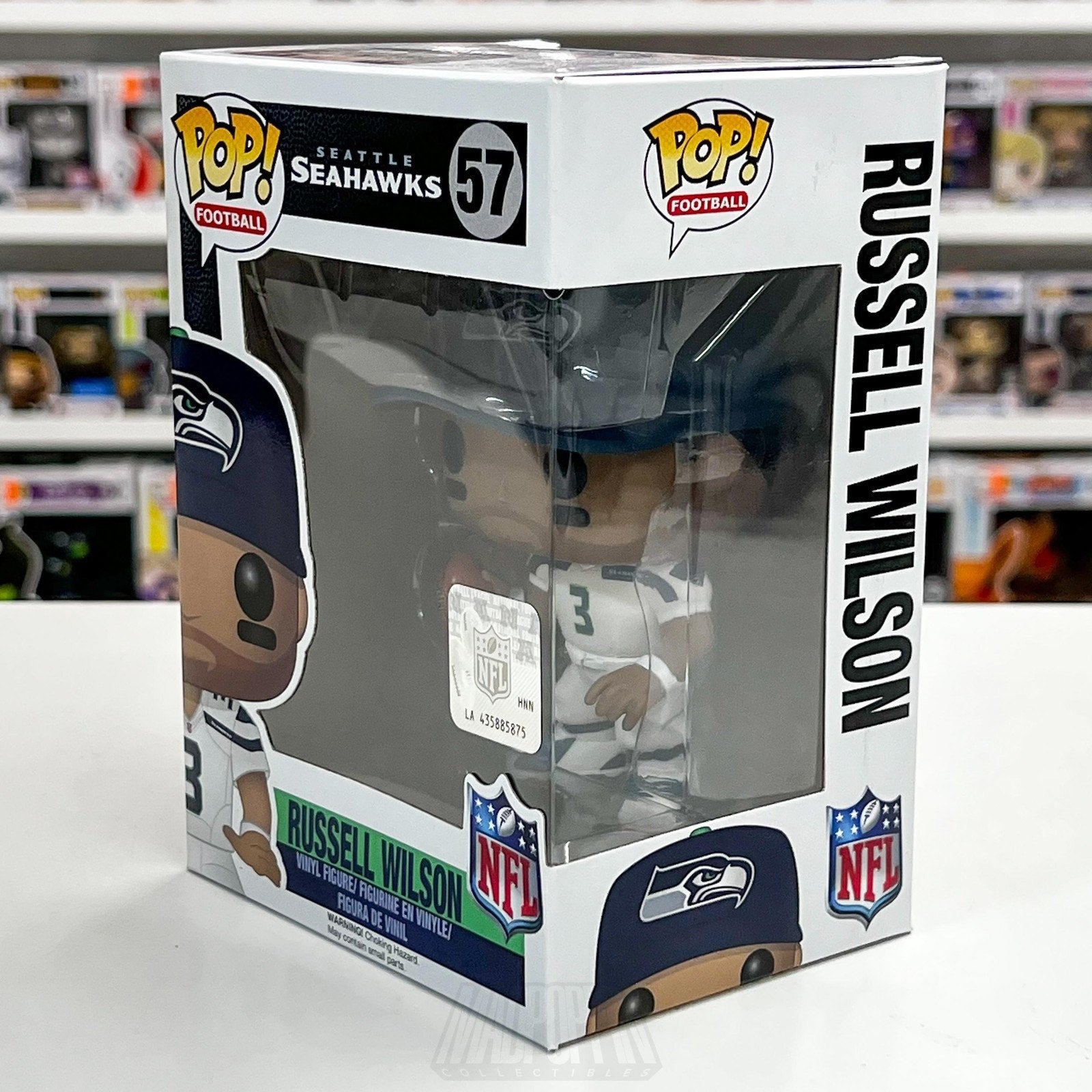 Funko Pop Seattle Seahawks NFL Football Russell Wilson Pop Vinyl Figure 57 QB