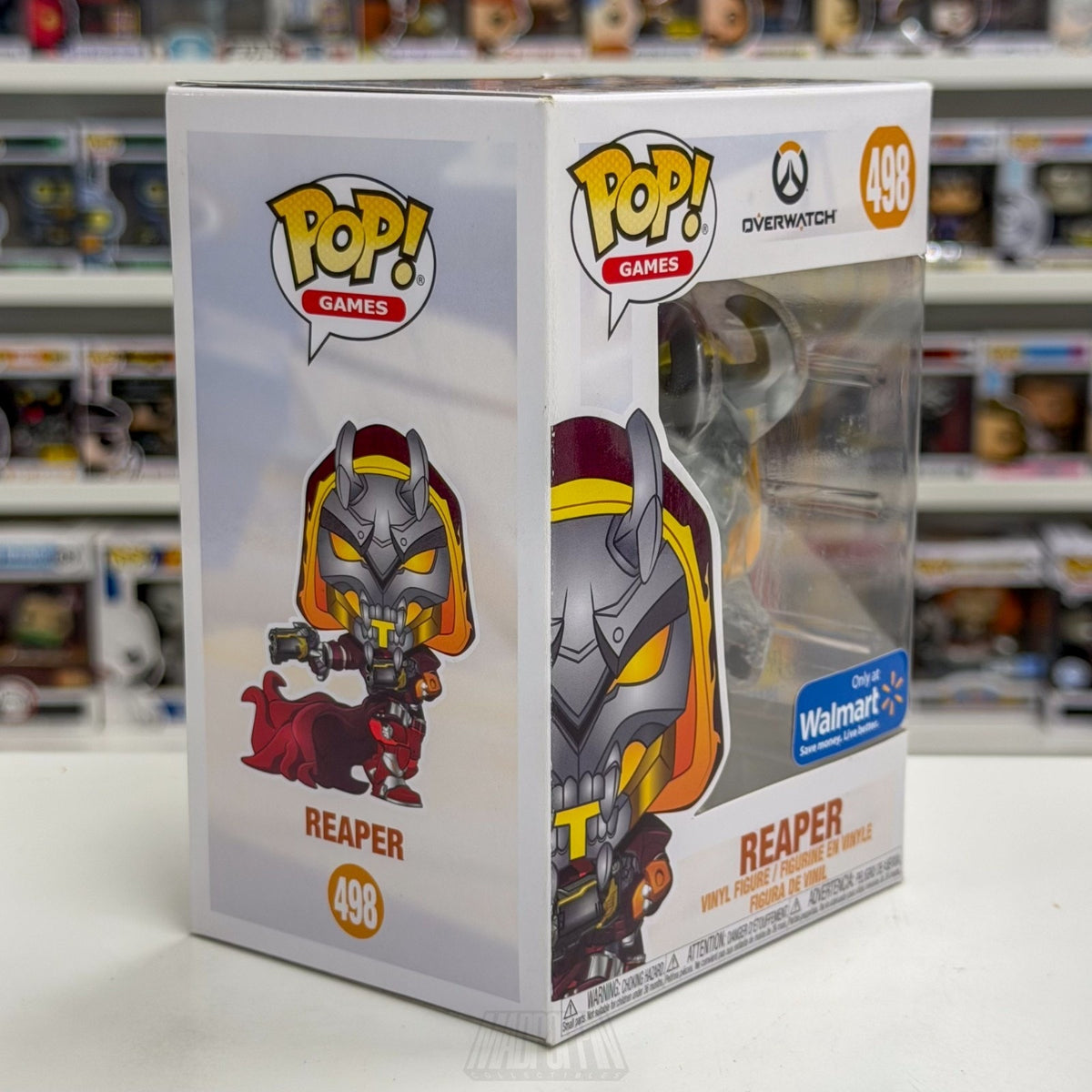 Funko Pop Video Game Overwatch Reaper Hellfire Walmart 498 Blizzard Vinyl Figure