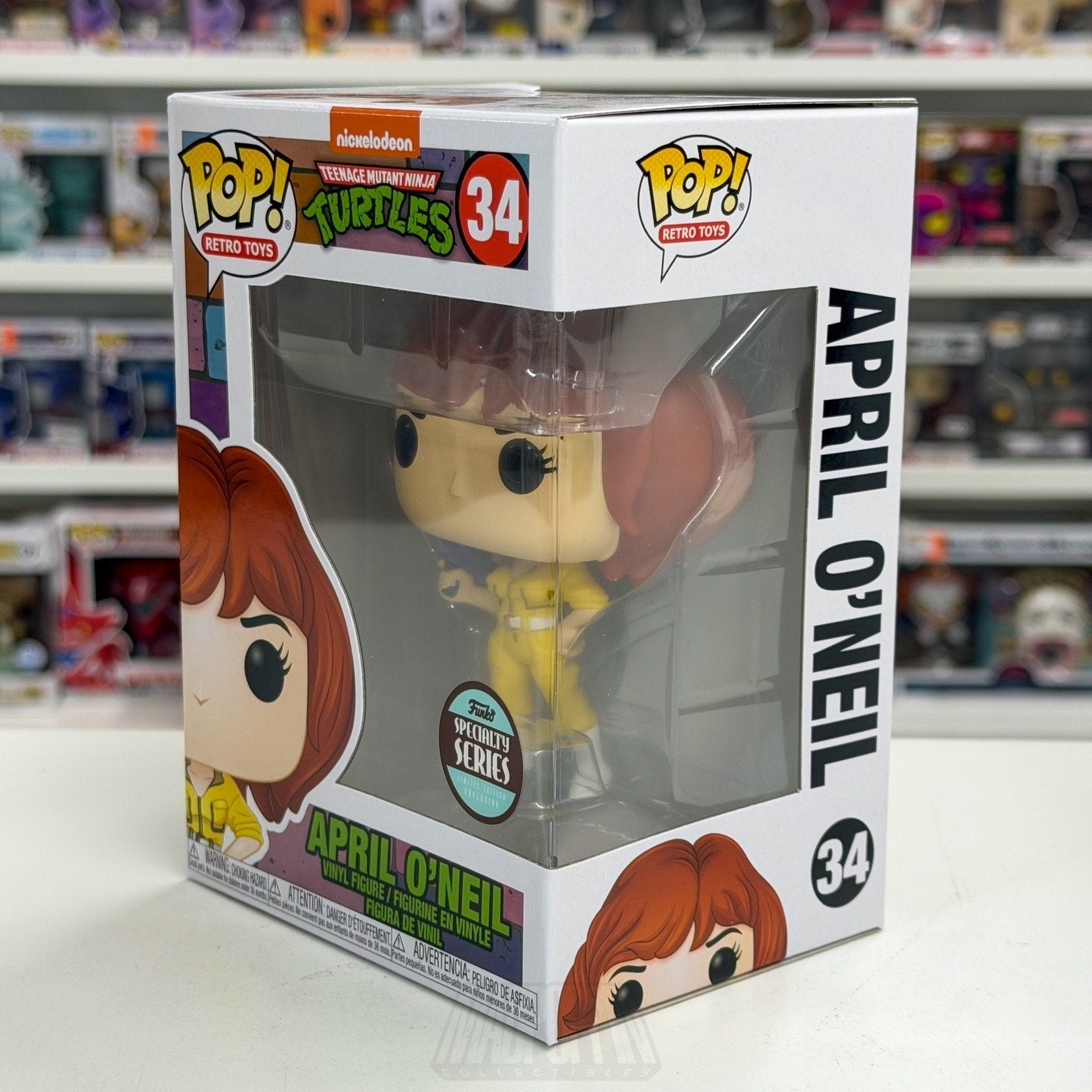 Funko Pop Retro Toys TMNT Turtles April O'Neil Specialty Series 34 Vinyl Figure