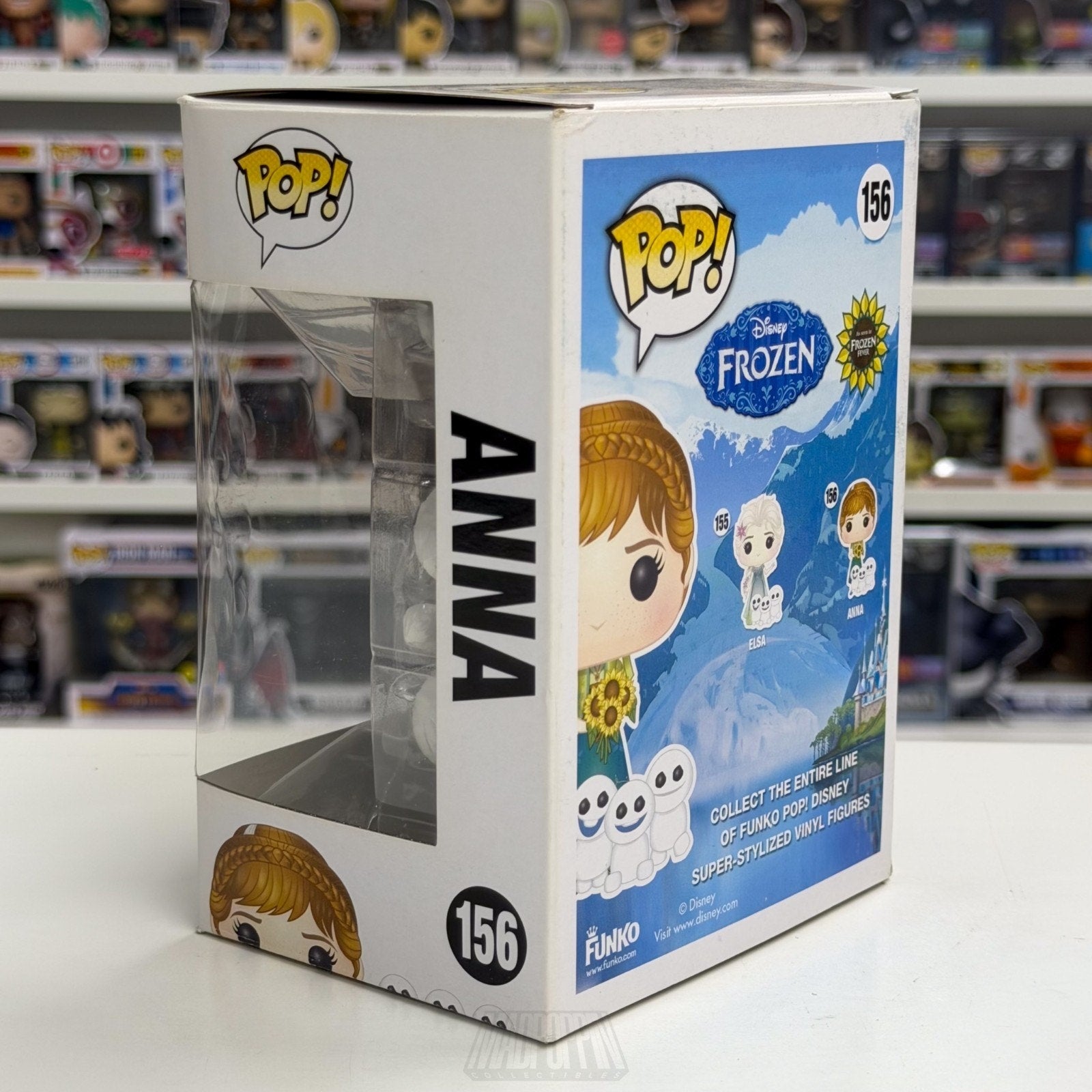 Funko Pop Disney Frozen Anna of Arendelle w/Snowgies 156 Princess Vinyl Figure