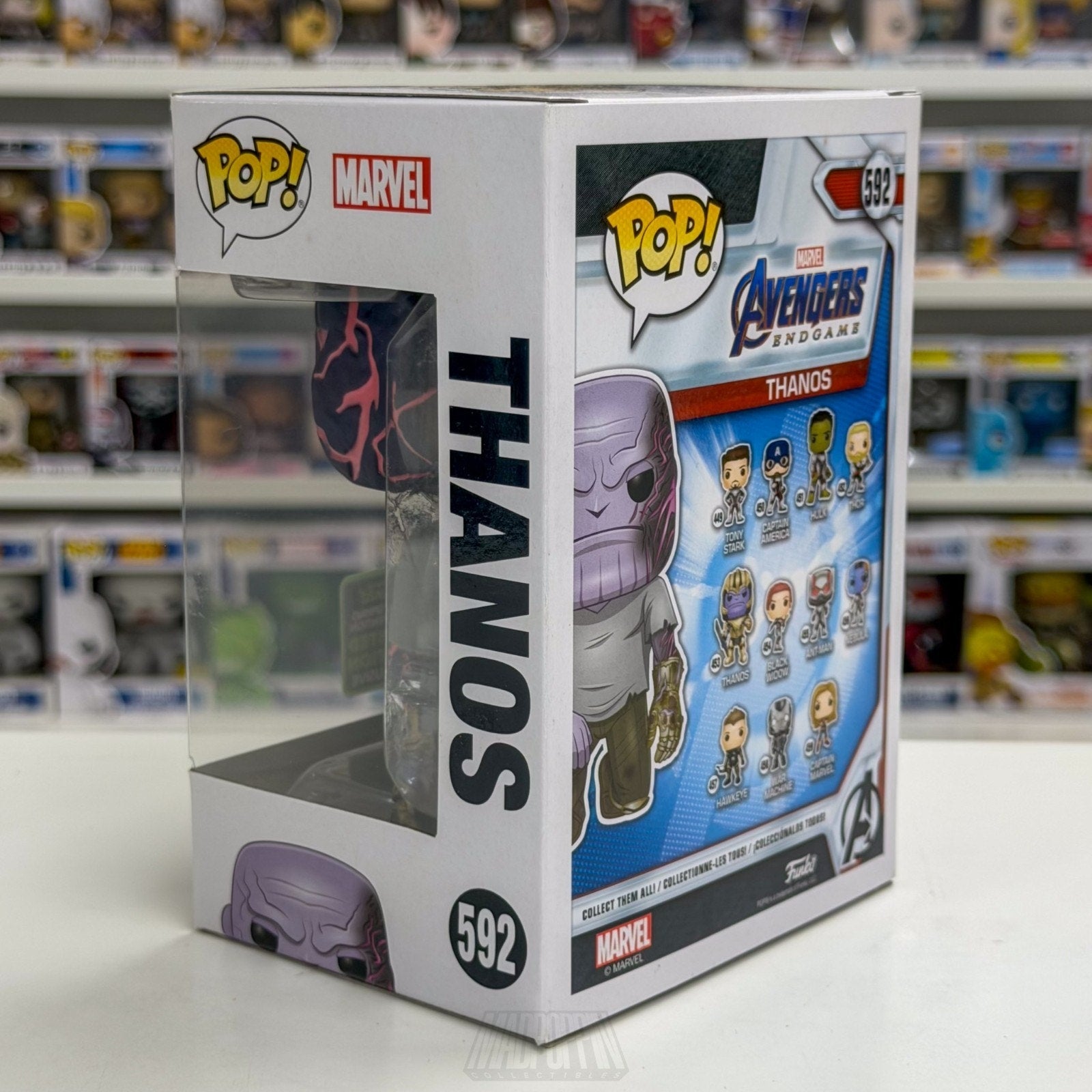 Funko Pop Marvel Avengers Endgame Thanos Detachable Arm ECCC 592 Vinyl Figure