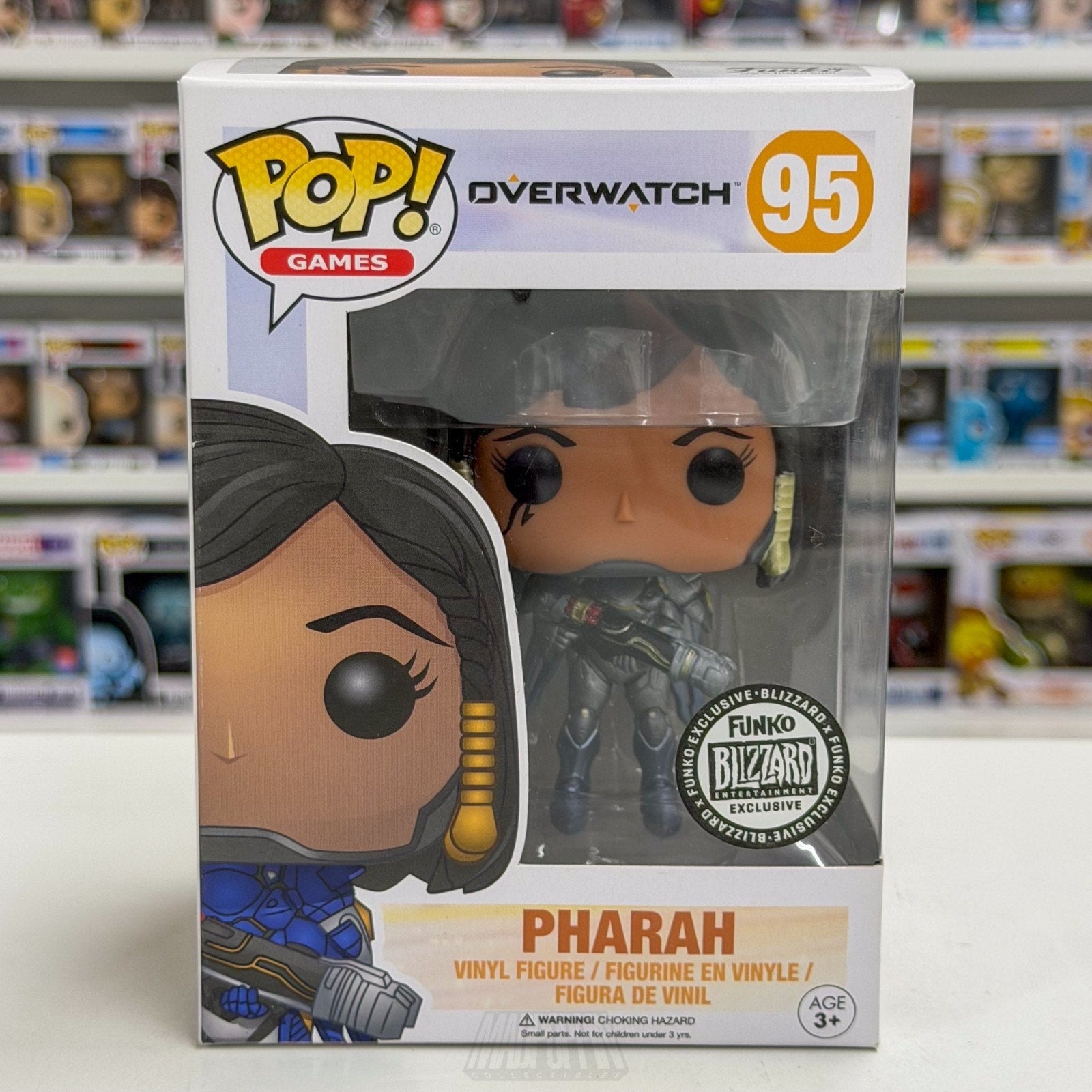 Funko Pop Games Overwatch Pharah Titanium Blizzard Gear Store 95 Vinyl Figure