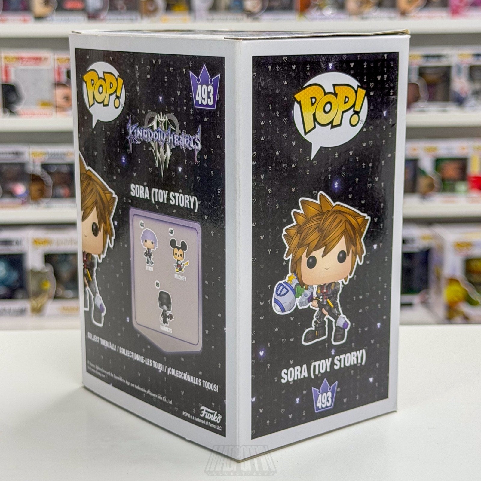 Funko Pop Disney Games Kingdom Hearts Sora Toy Story Hot Topic 493 Vinyl Figure