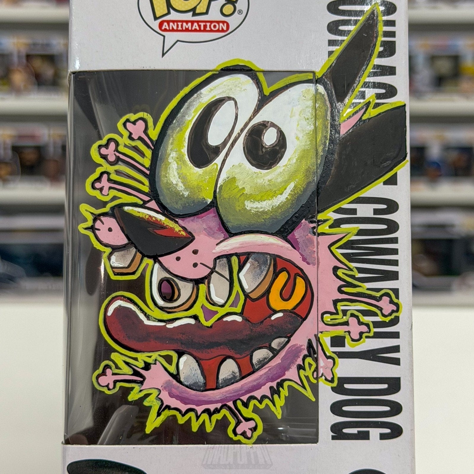 Funko Pop Animation Courage the Cowardly Dog Ram Fam CUSTOM 1070 Vinyl Figure