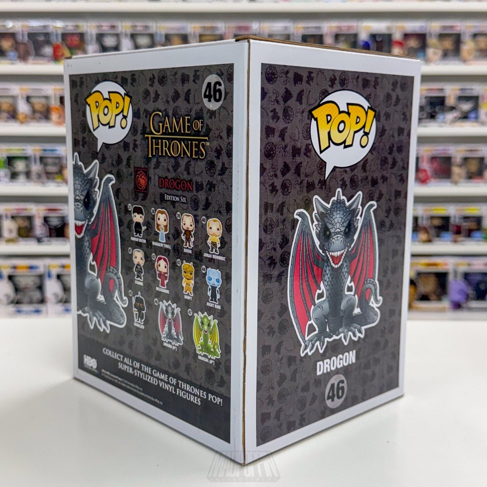 Funko Pop TV HBO Game of Thrones Drogon Red Eyes 6 Inch 46 Dragon Vinyl Figure