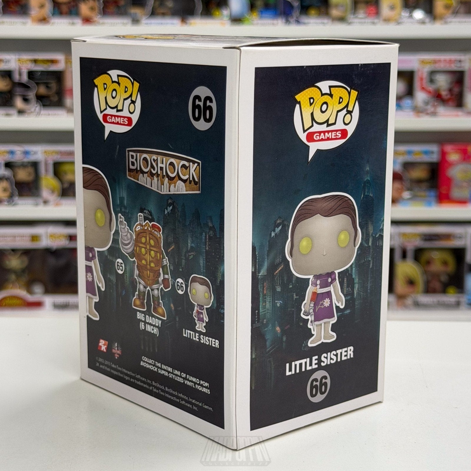 Funko Pop Games Bioshock Little Sister 66 FPS Rapture Gatherers Toy Vinyl Figure