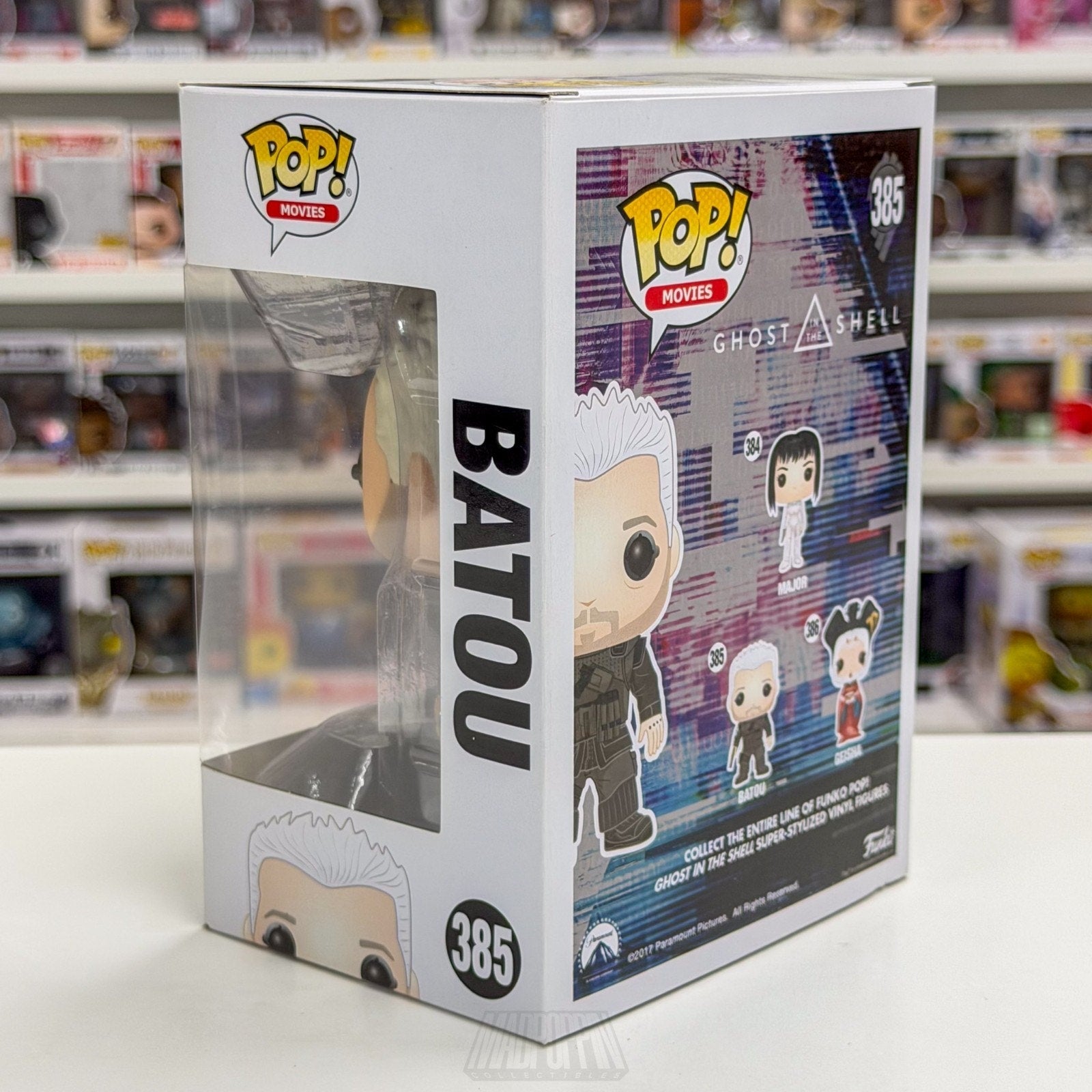 Funko Pop Movies Ghost in the Shell Batou 385 Cyberpunk Action Toy Vinyl Figure