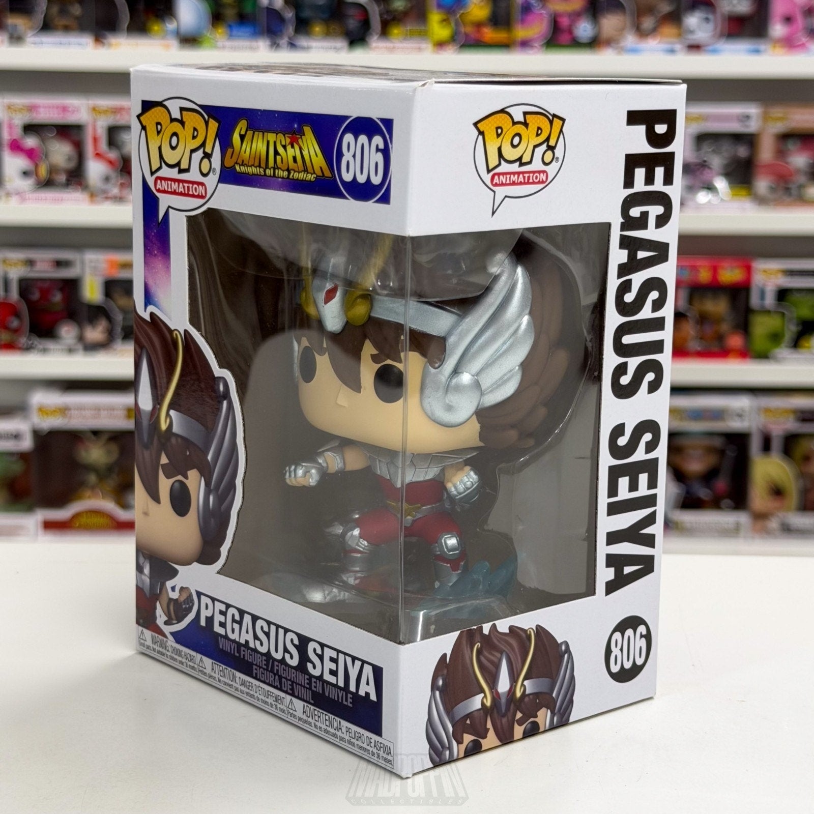Funko Pop Anime Saint Seiya Pegasus 806 Japanese Manga Fantasy Toy Vinyl Figure