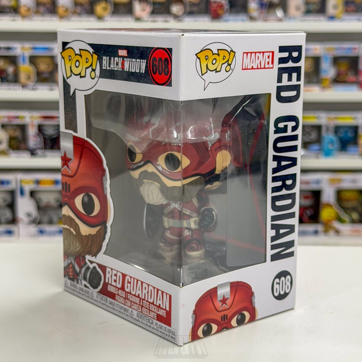 Funko Pop Marvel Black Widow Red Guardian 608 MCU Super Soldier Toy Vinyl Figure