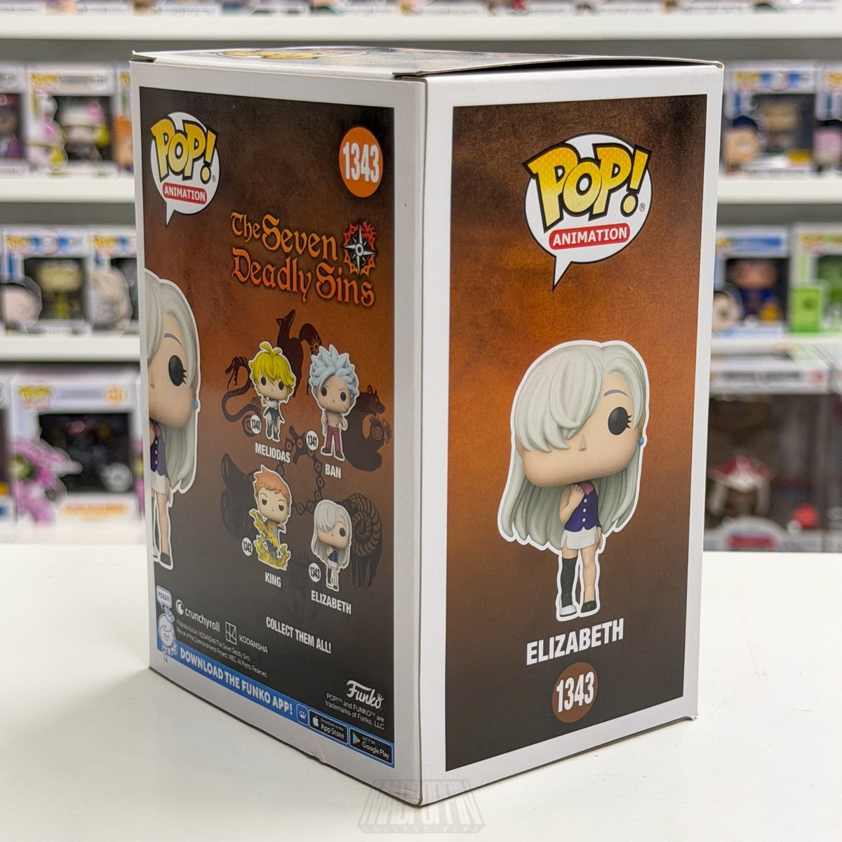 Funko Pop Anime Seven Deadly Sins Elizabeth Liones 1343 Japan Manga Vinyl Figure