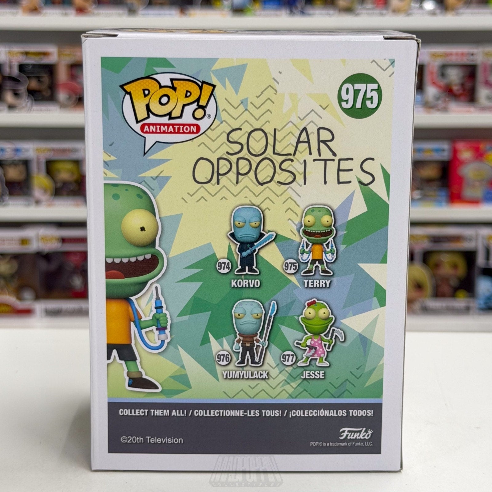 Funko Pop Animation Solar Opposites Terry 975 TV Show Alien Family Vinyl Figure