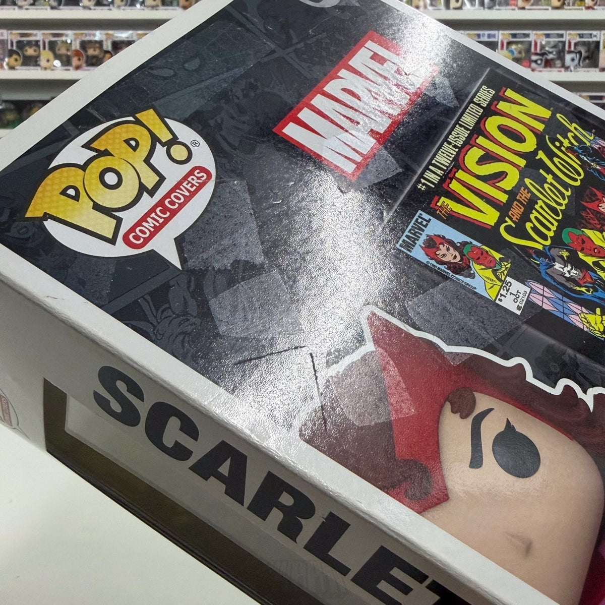 Funko Pop Marvel Comic Covers Scarlet Witch Target 01 Wanda Vision Vinyl Figure