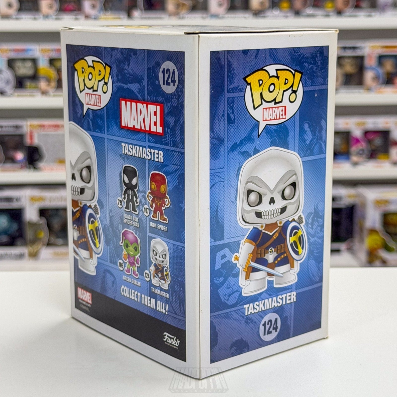 Funko Pop Marvel Taskmaster Walgreens Exclusive 124 Mercenary Toy Vinyl Figure