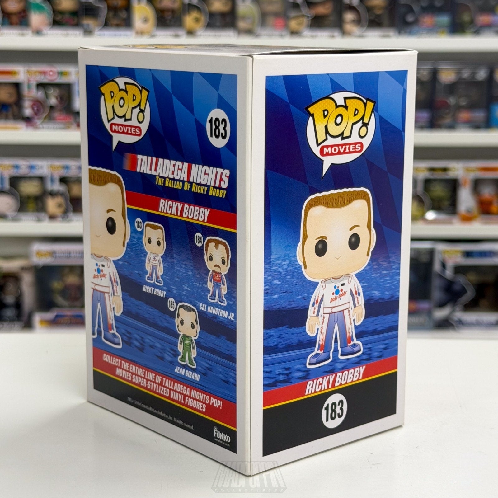 Funko Pop Movies Talladega Nights Ballad Ricky Bobby 183 NASCAR Toy Vinyl Figure