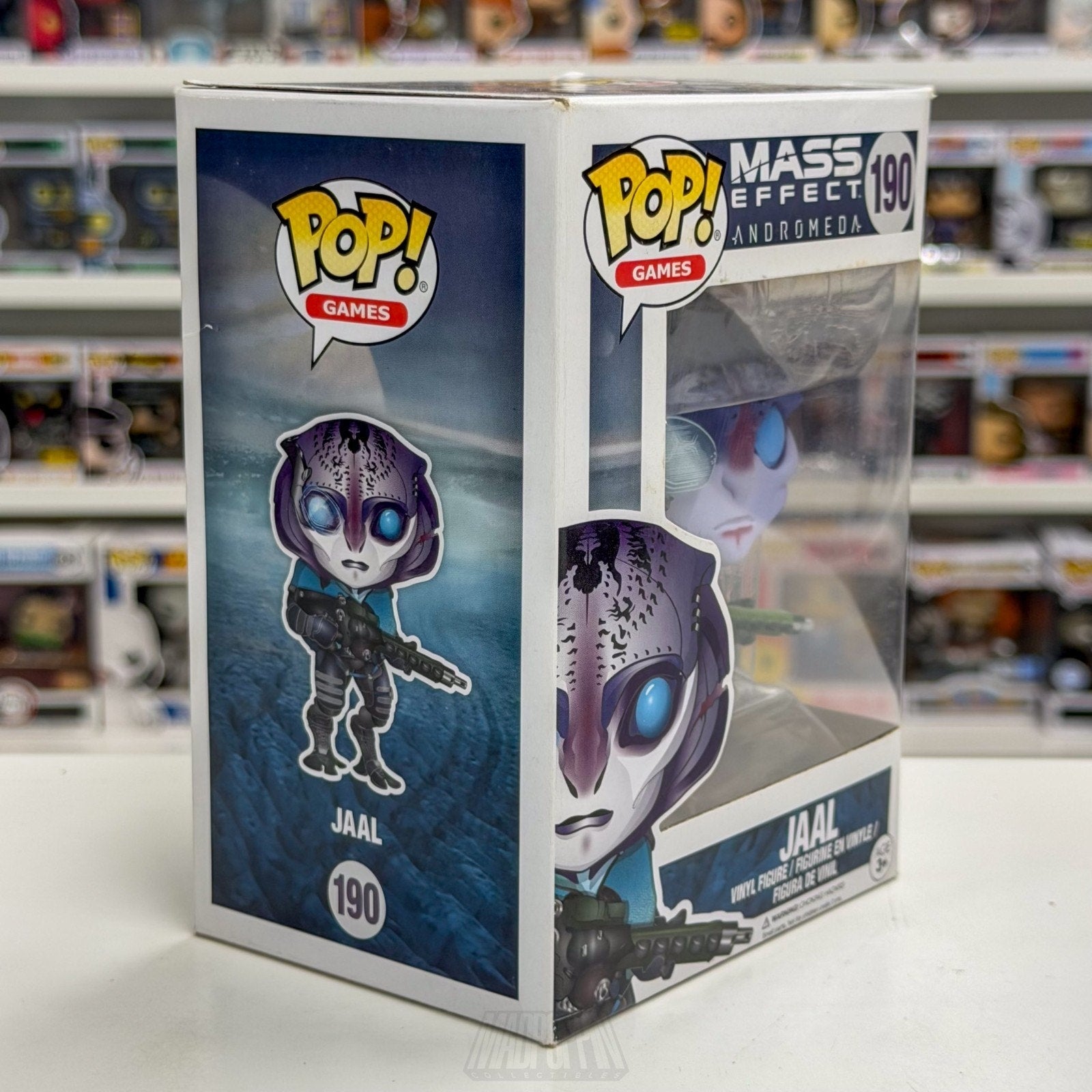 Funko Pop Video Games Mass Effect Andromeda Jaal 190 Action Sci-Fi Vinyl Figure