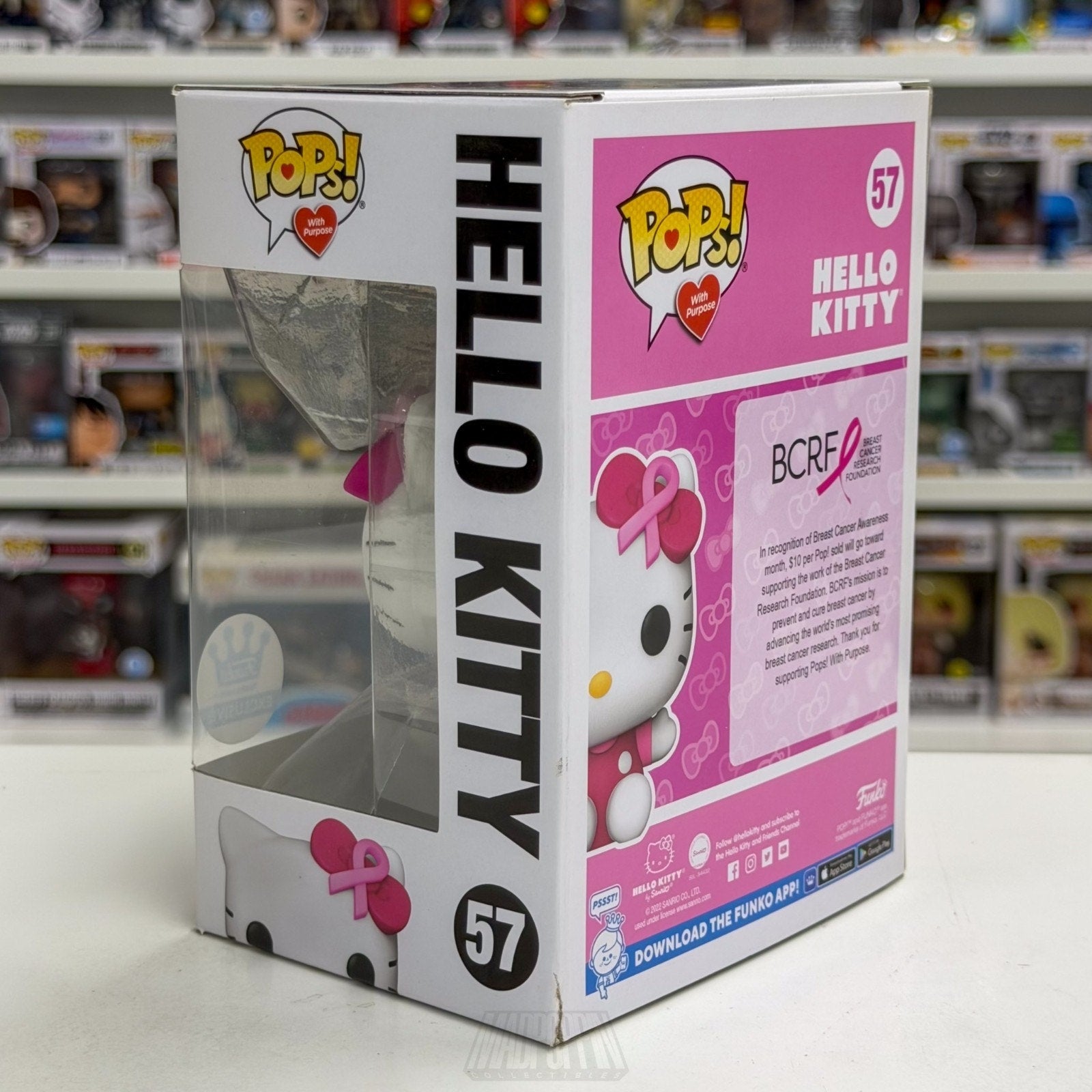 Funko Pop Sanrio Hello Kitty Exclusive 57 Kawaii Cute White Cat Toy Vinyl Figure