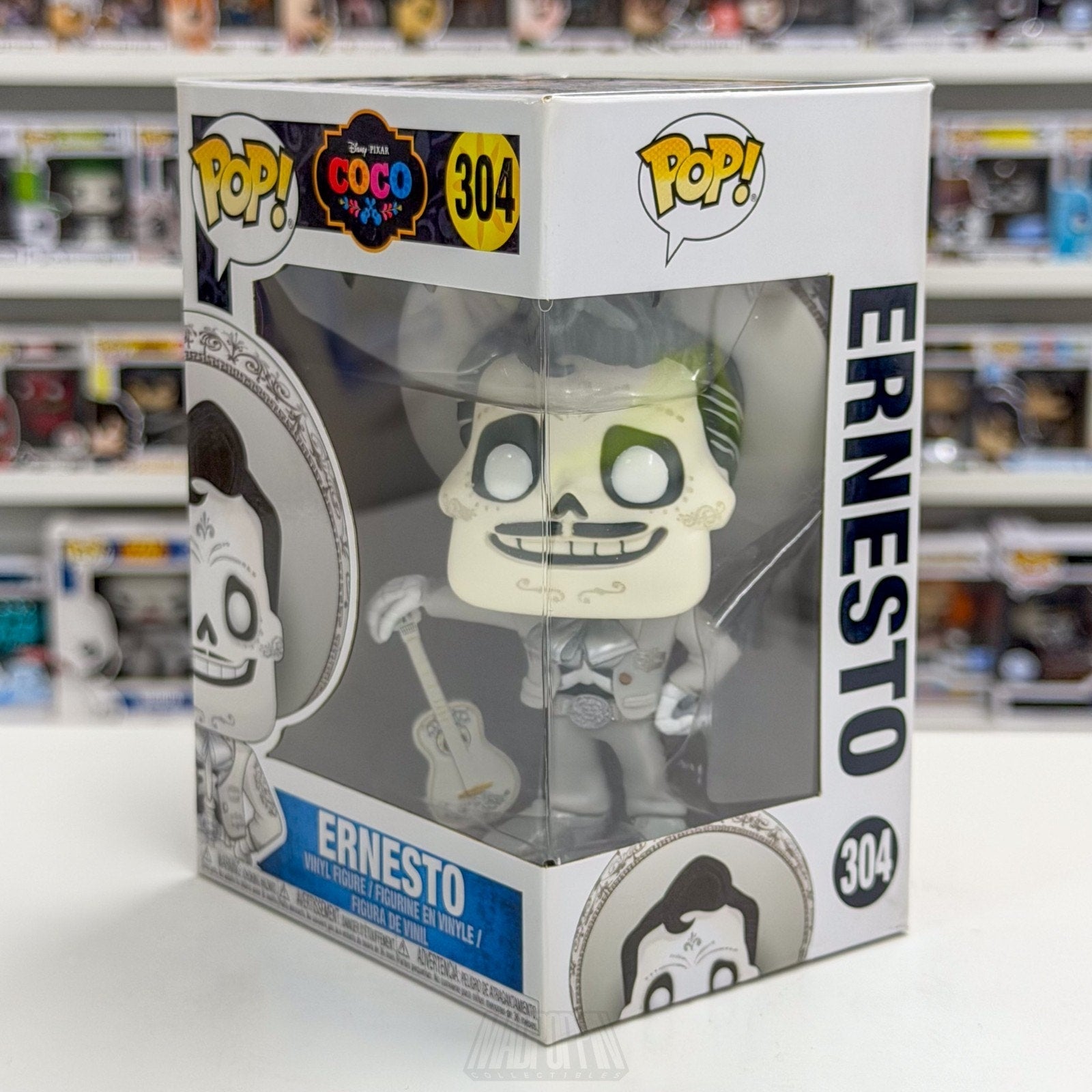 Funko Pop Disney Pixar Coco Ernesto 304 Day of the Dead Animation Mexico Figure