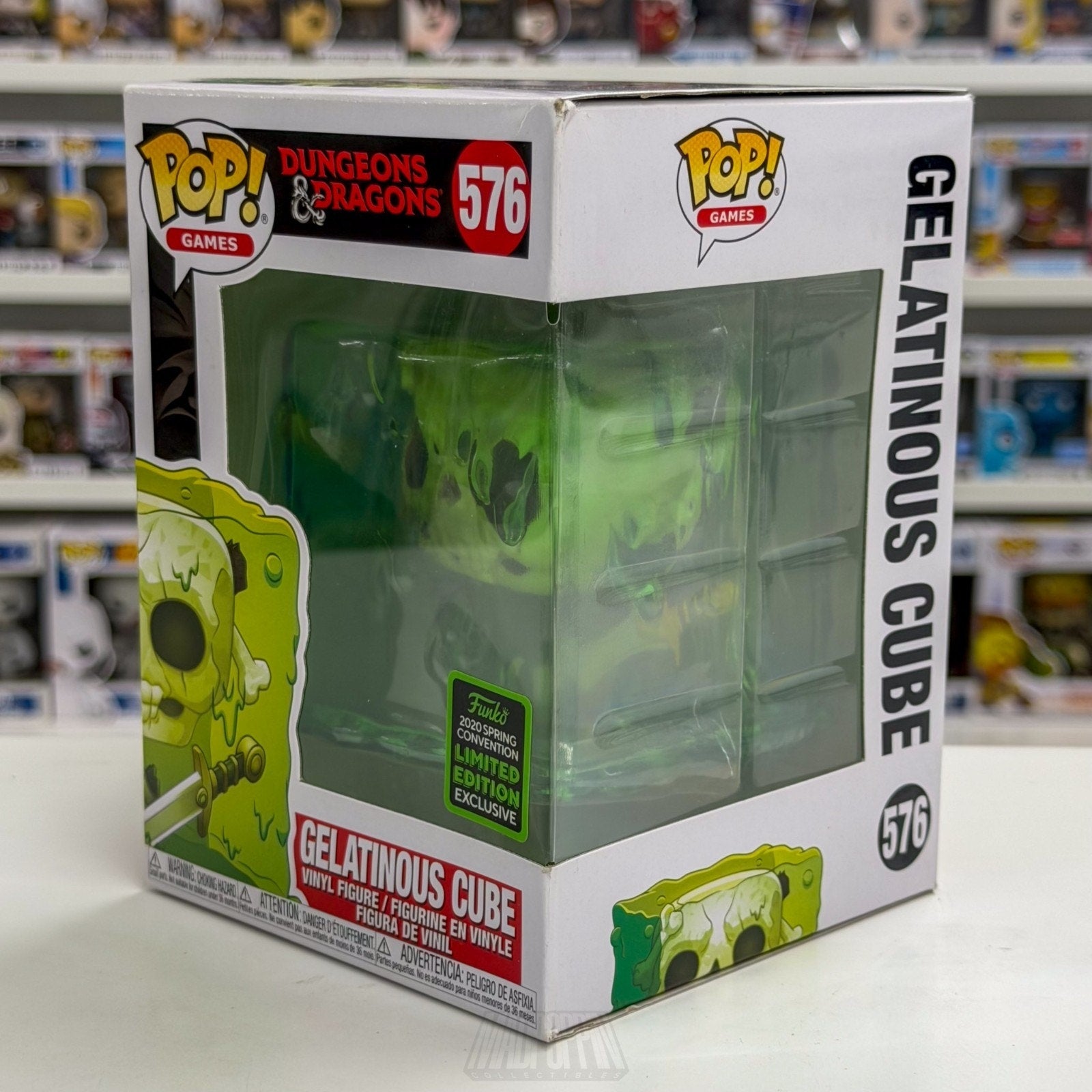 Funko Pop Games Dungeons & Dragons Gelatinous Cube ECCC 576 DnD Vinyl Figure