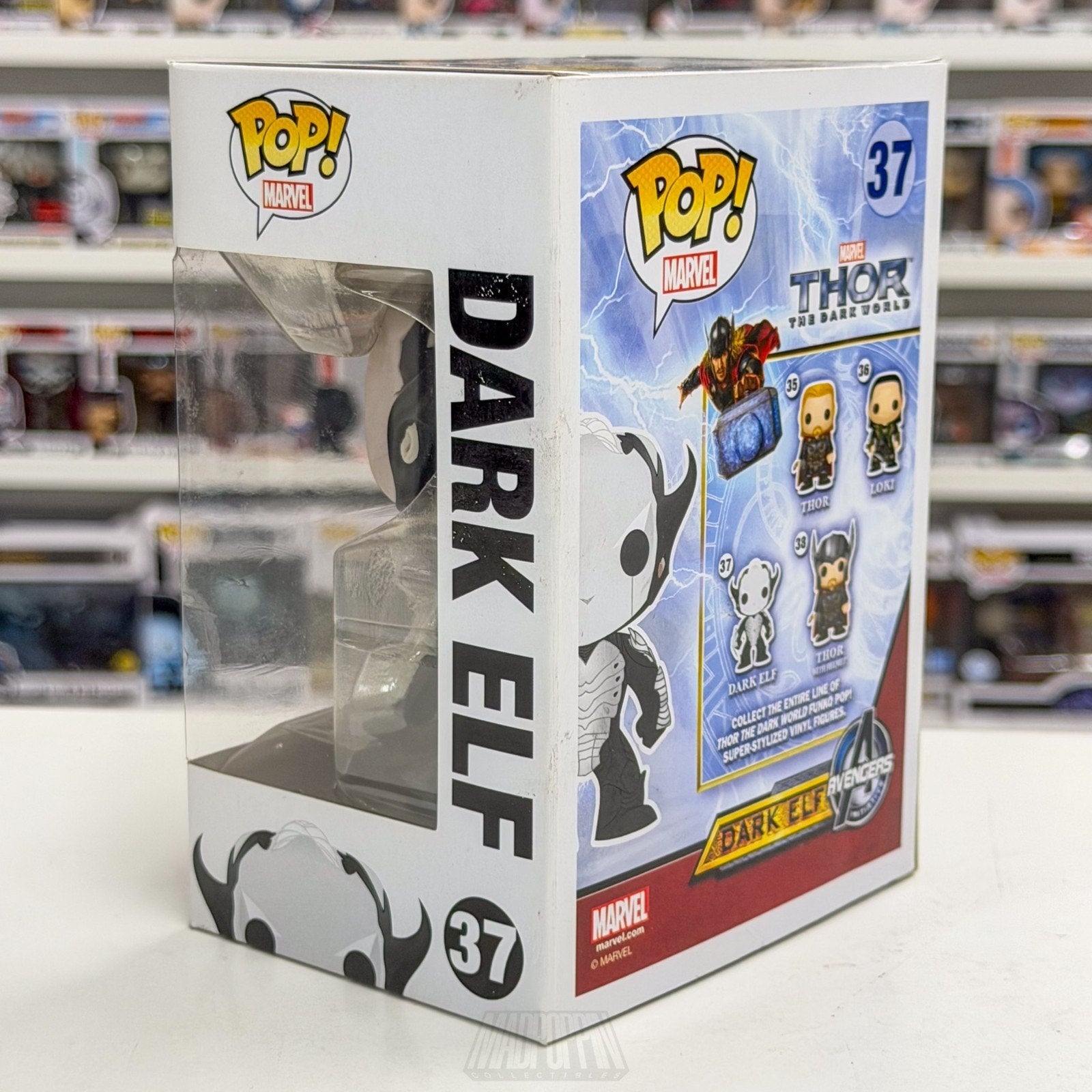 Funko Pop Marvel Thor The Dark World Dark Elf 37 Vaulted Toy Vinyl Figure
