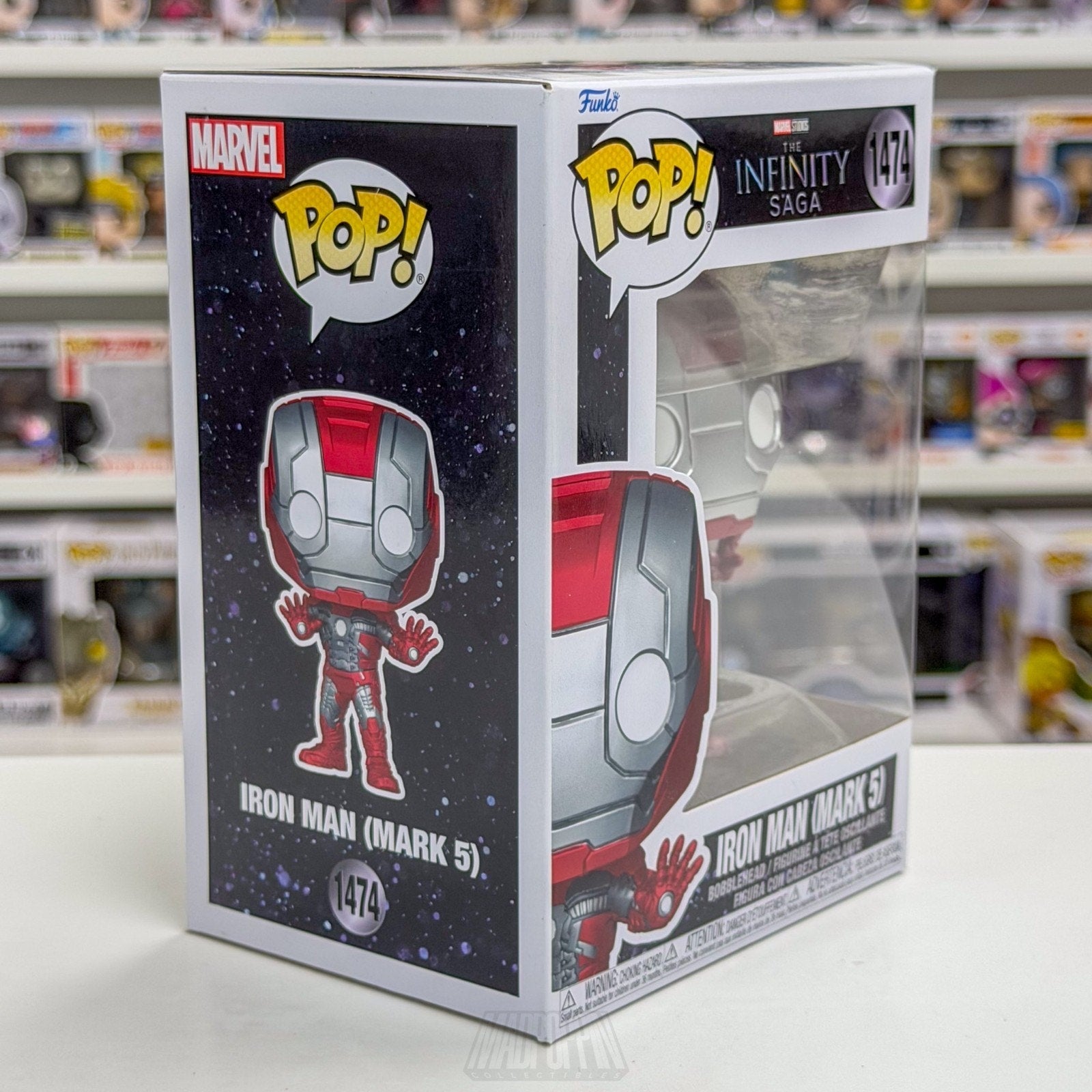 Funko Pop Marvel Studios The Infinity Saga Iron Man Mark 5 1474 Toy Vinyl Figure