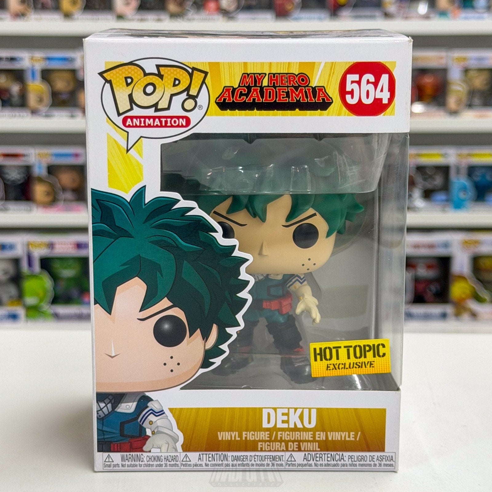 Funko Pop Anime My Hero Academia Deku Hot Topic 564 Japan Manga Toy Vinyl Figure