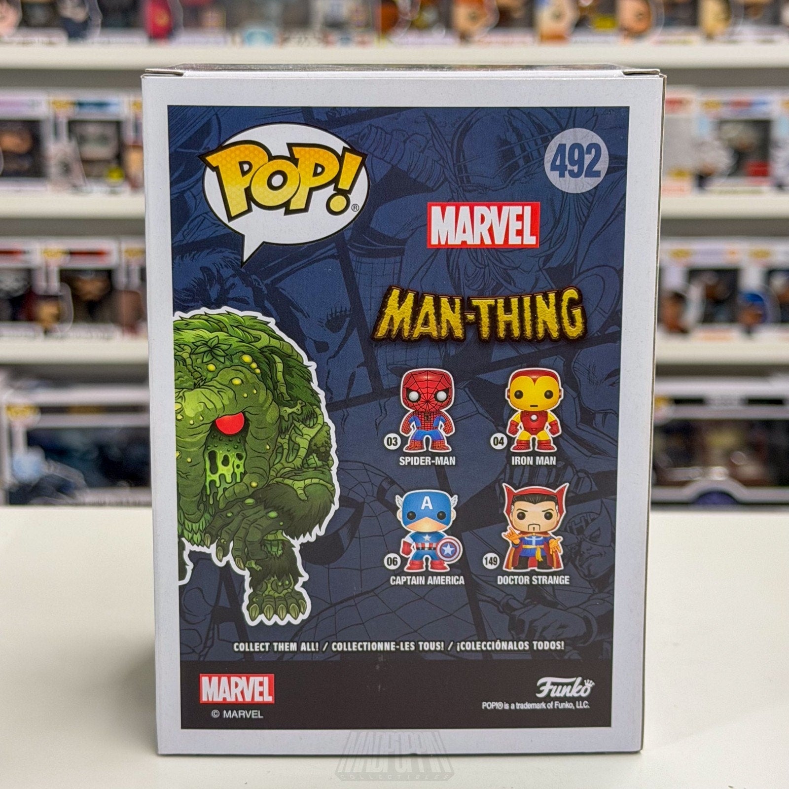 Funko Pop Marvel Man-Thing SDCC 2019 Summer Con 492 Stan Lee Toy Vinyl Figure