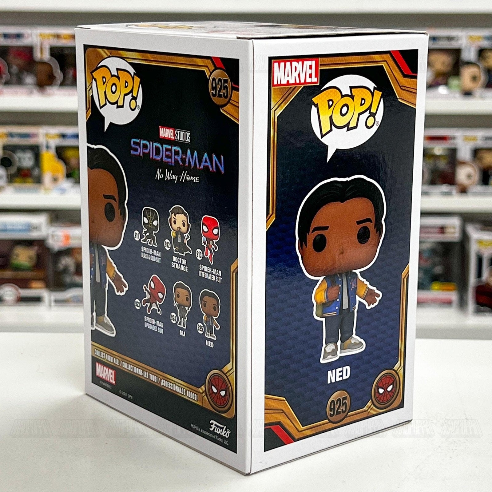 Funko Pop Marvel Spider-Man No Way Home Ned Leeds 925 Peter Parker Toy Figure