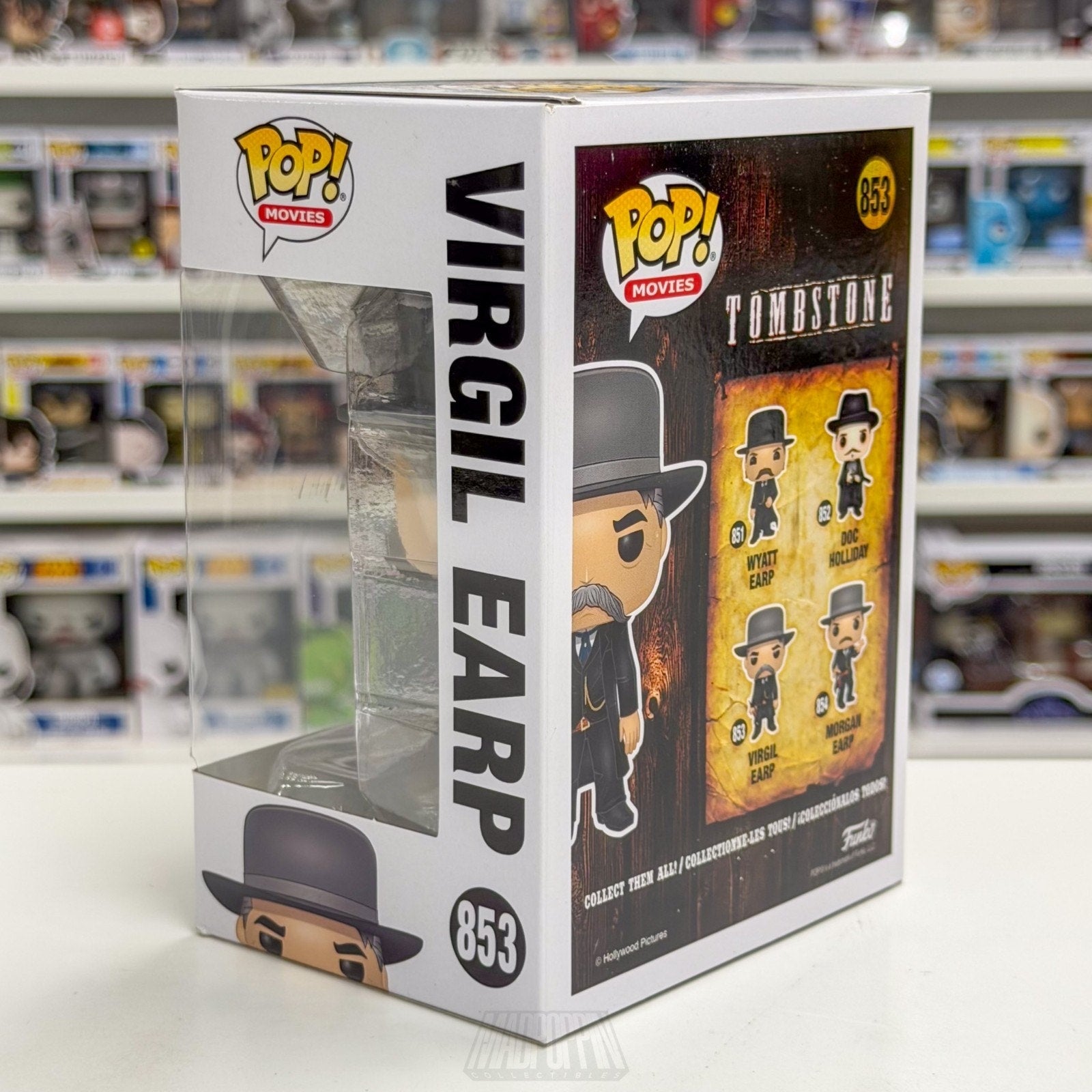 Funko Pop Movies Tombstone Virgil Earp 853 Western Cowboy Outlaws Vinyl Figure