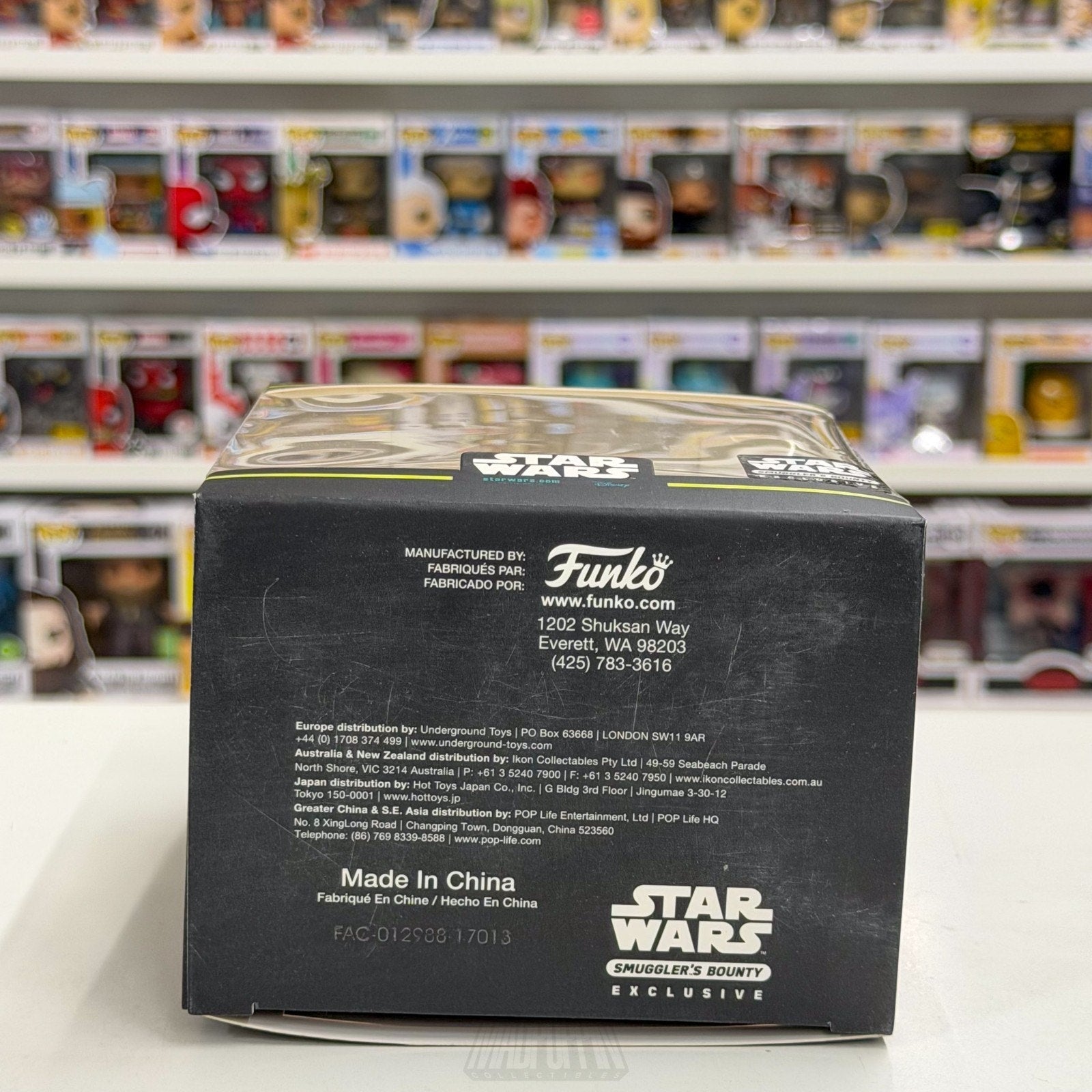 Funko Hikari Mini XS Star Wars Smugglers Bounty Rebels Chopper Gold Glitter Toy