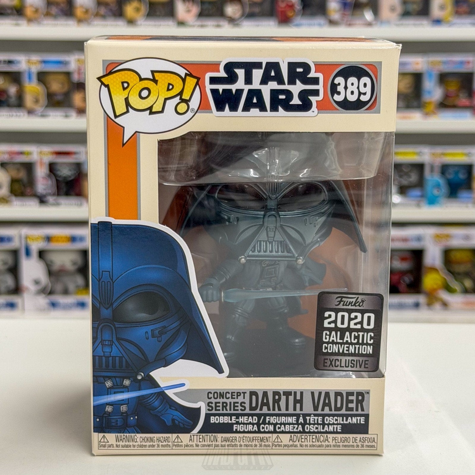 Funko Pop Star Wars Darth Vader Concept Series Galactic Con 389 Toy Vinyl Figure