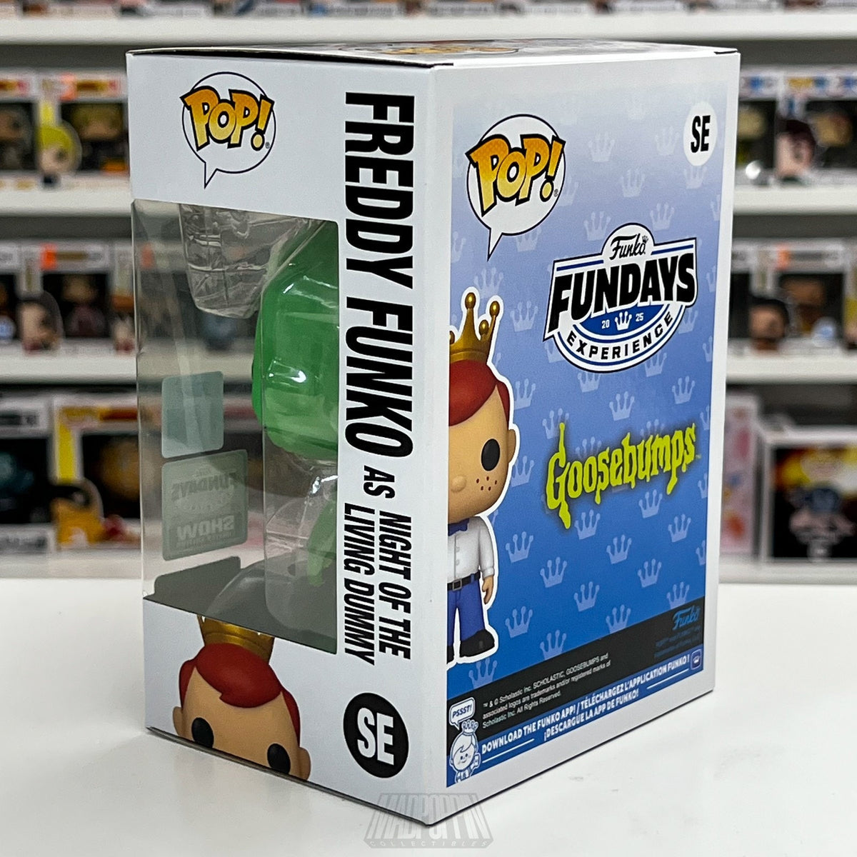 Funko Pop Fundays 2025 Freddy Night of Living Dummy Goosebumps Glow 500pcs SE