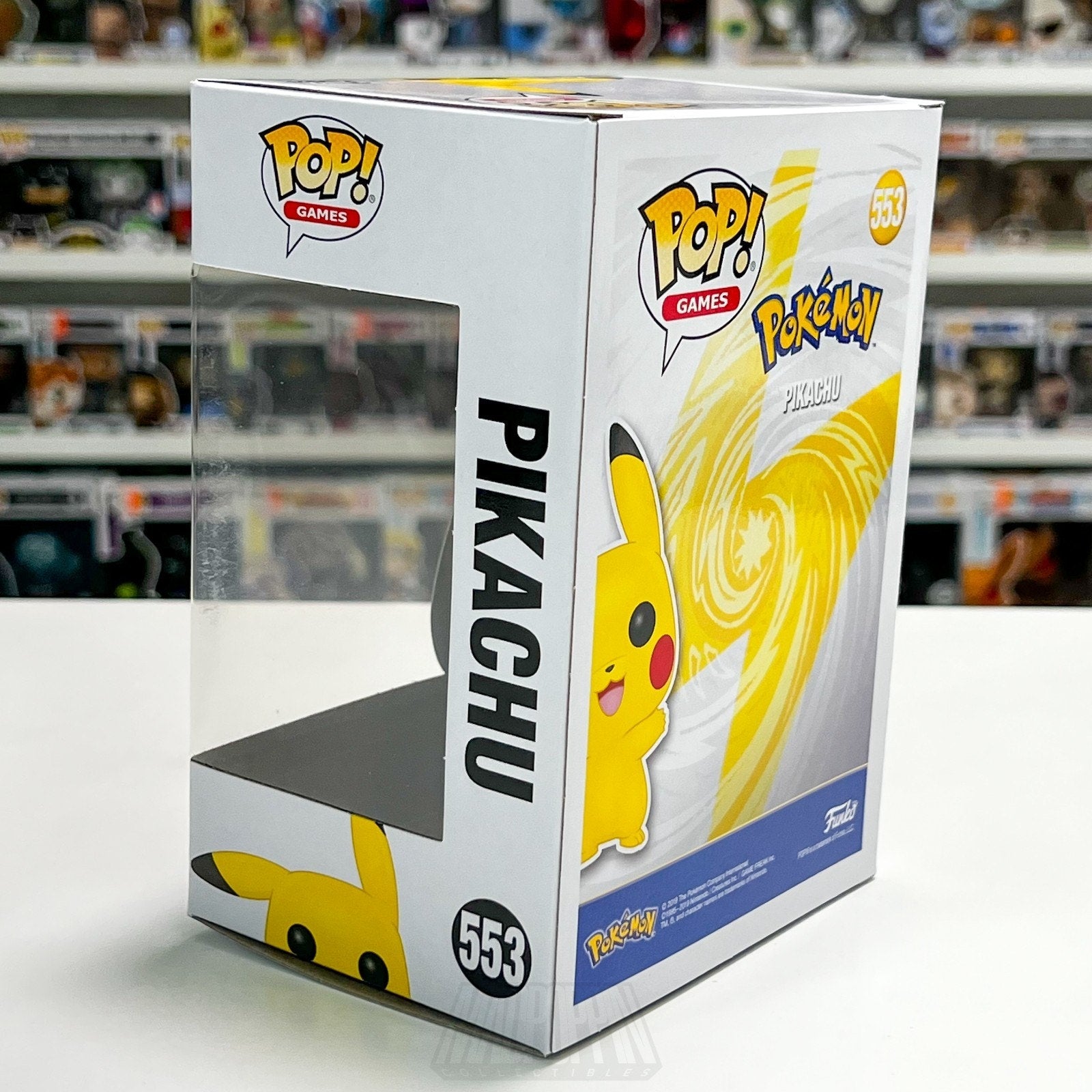 Funko Pop Games Pokemon Pikachu BOX ONLY NO FIGURE NO INSERT Mint TCG Japanese